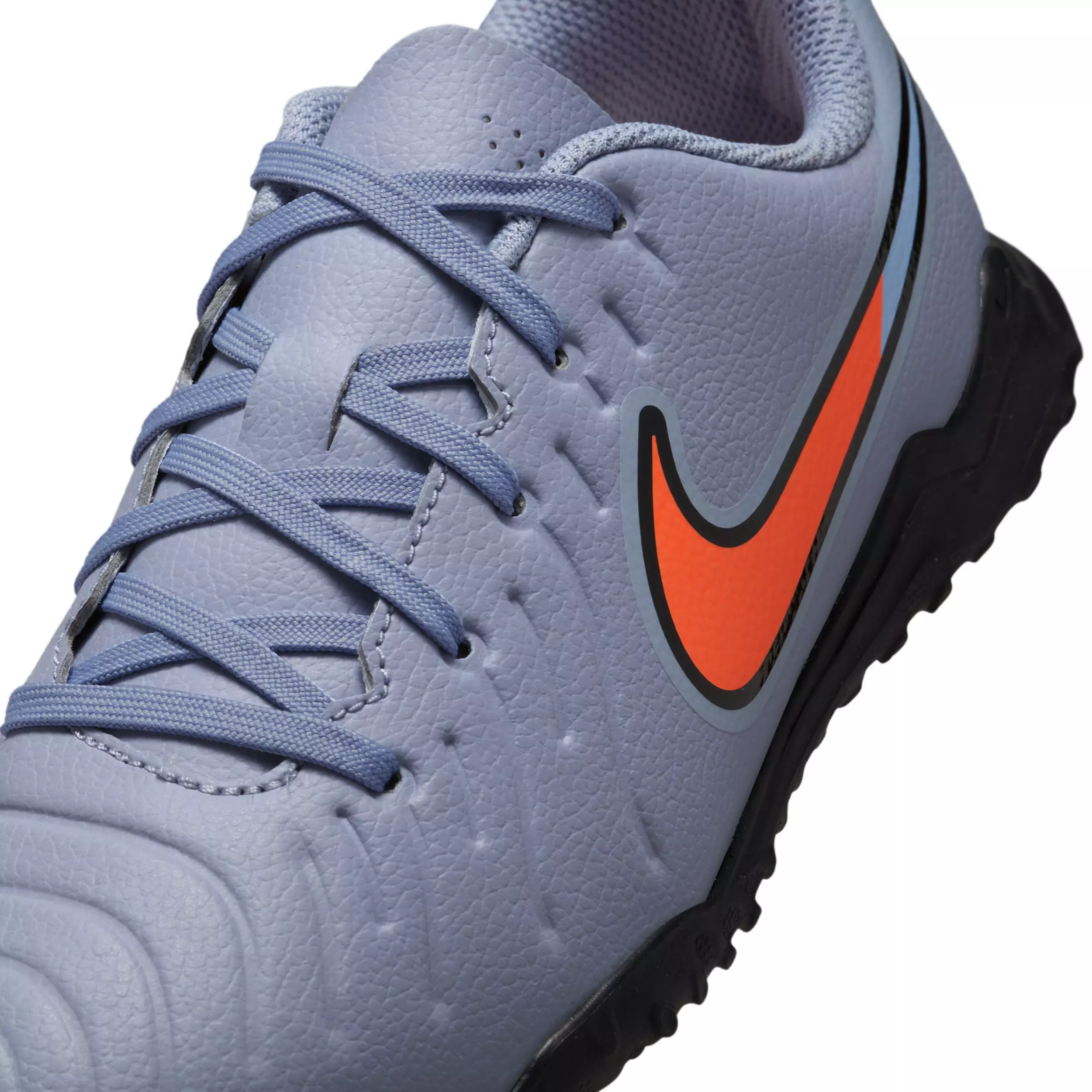 Nike Jr. Tiempo Legend 10 Club Turf "Blue Eclipse/Black" Grade School Kids' Soccer Shoe - BLUE/BLACK