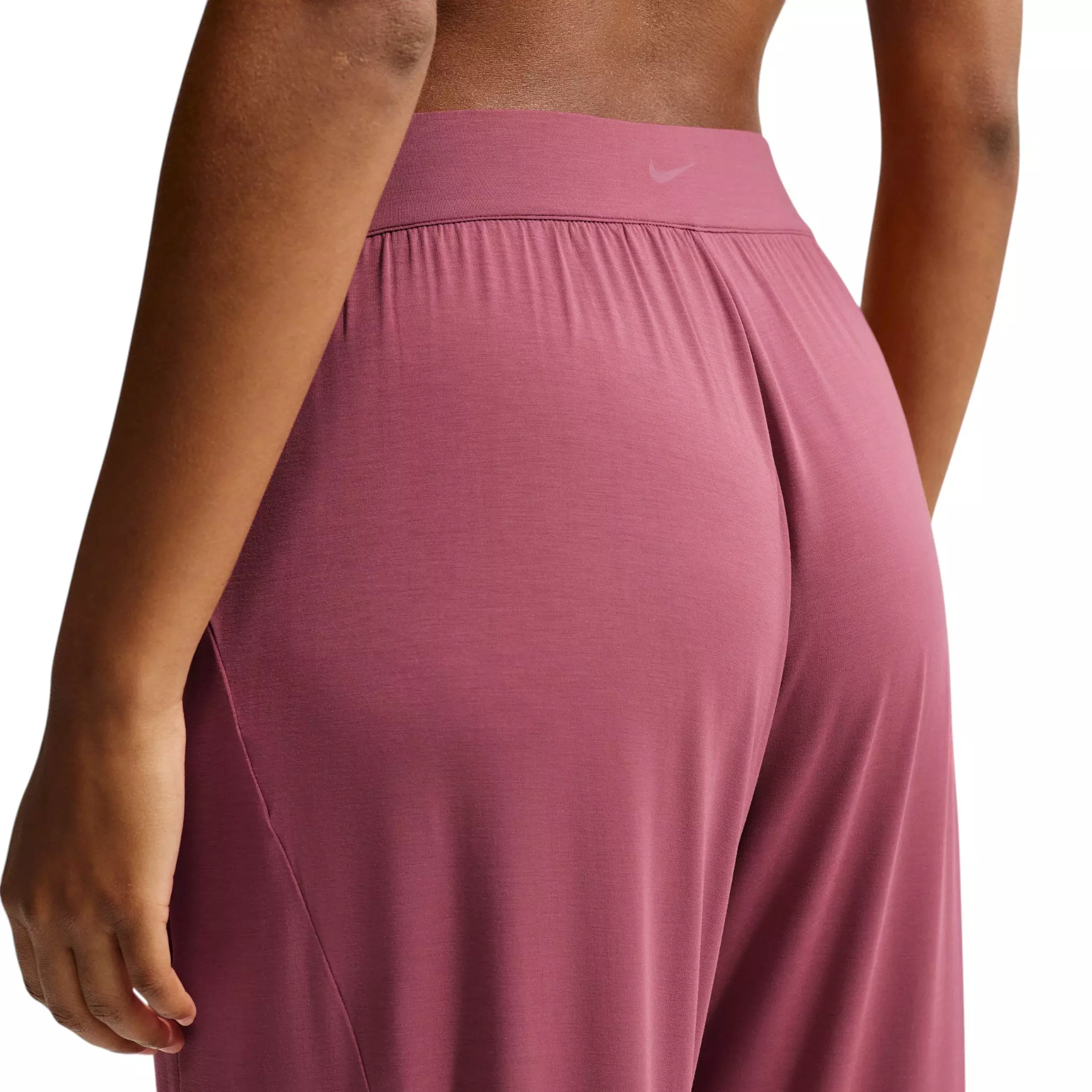 Nike Women's Zenvy Loose Mid-Rise Pants - Pink Smoke - PINK SMOKE