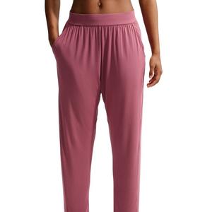 Nike Women's Zenvy Loose Mid-Rise Pants - Pink Smoke - PINK SMOKE
