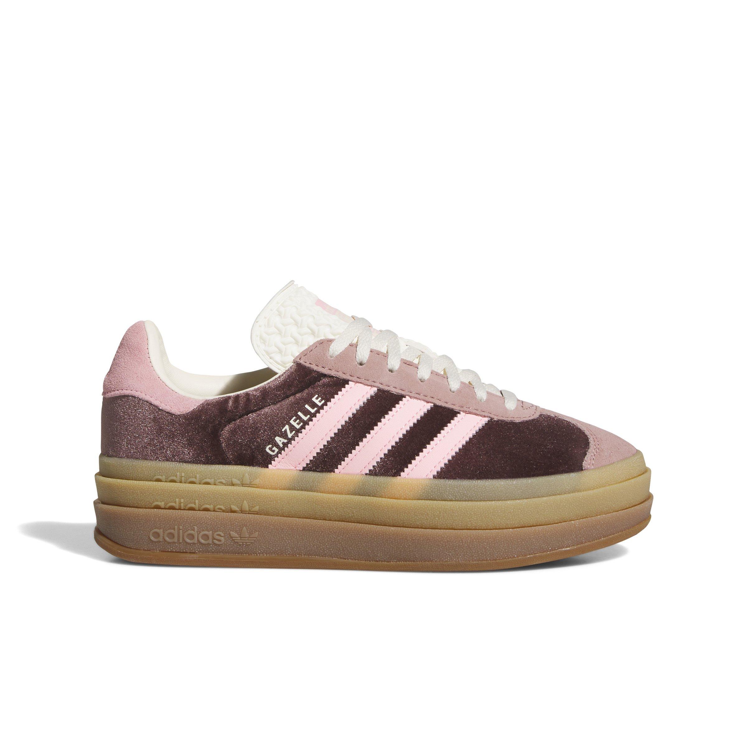adidas Originals Gazelle Bold "Shadow Brown/Warm Clay/Glow Pink" Women's Shoe - BROWN/CLAY/PINK Thumbnail View 1