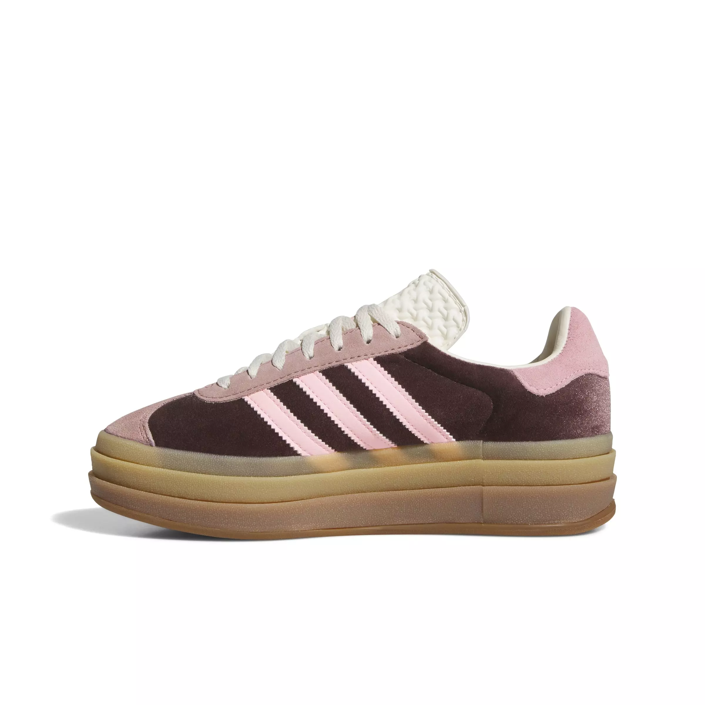 adidas Originals Gazelle Bold "Shadow Brown/Warm Clay/Glow Pink" Women's Shoe - BROWN/CLAY/PINK
