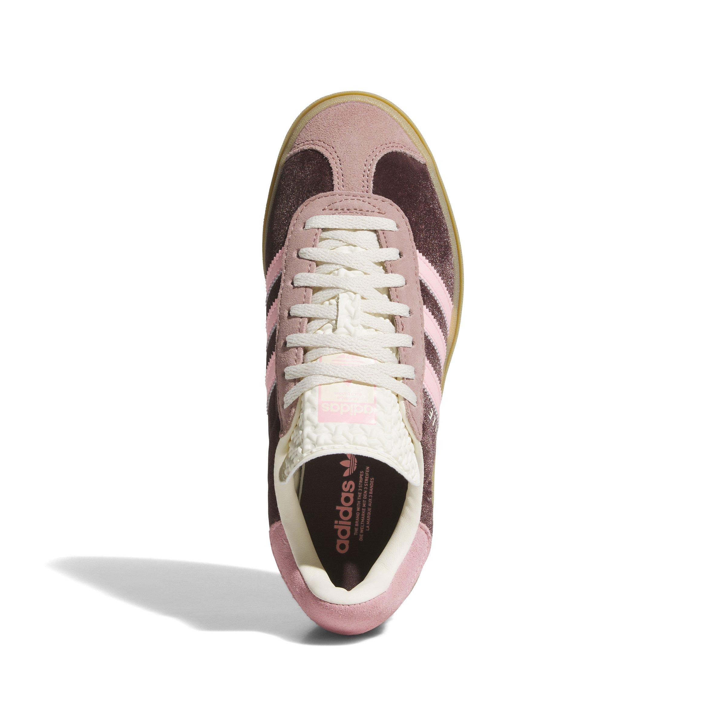 adidas Originals Gazelle Bold "Shadow Brown/Warm Clay/Glow Pink" Women's Shoe - BROWN/CLAY/PINK Thumbnail View 5