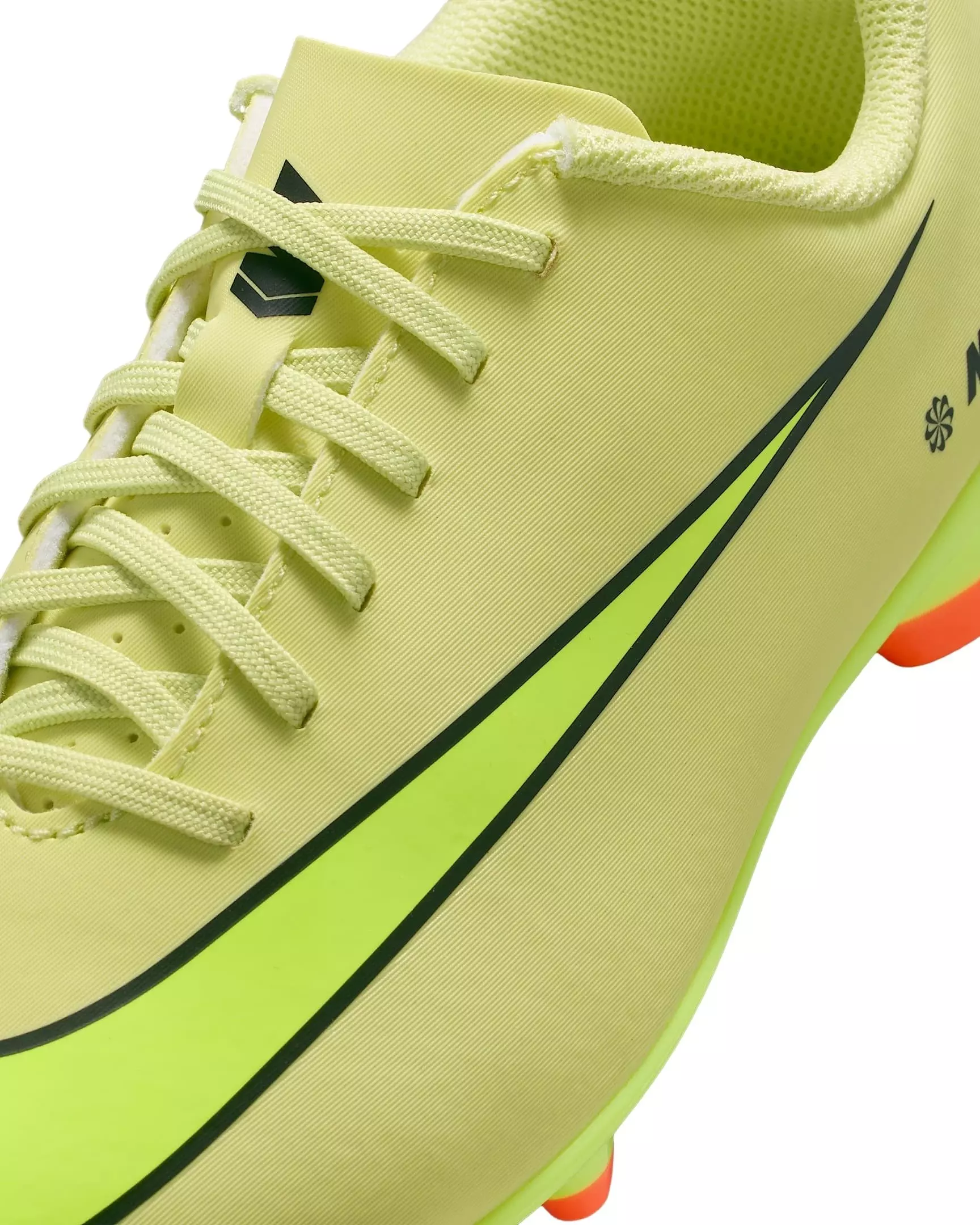 Nike Jr. Mercurial Vapor 16 Club MG "Limelight/Hyper Crimson/Volt" Grade School Kids' Soccer Cleat - LIMELIGHT/CRIMSON/VOLT