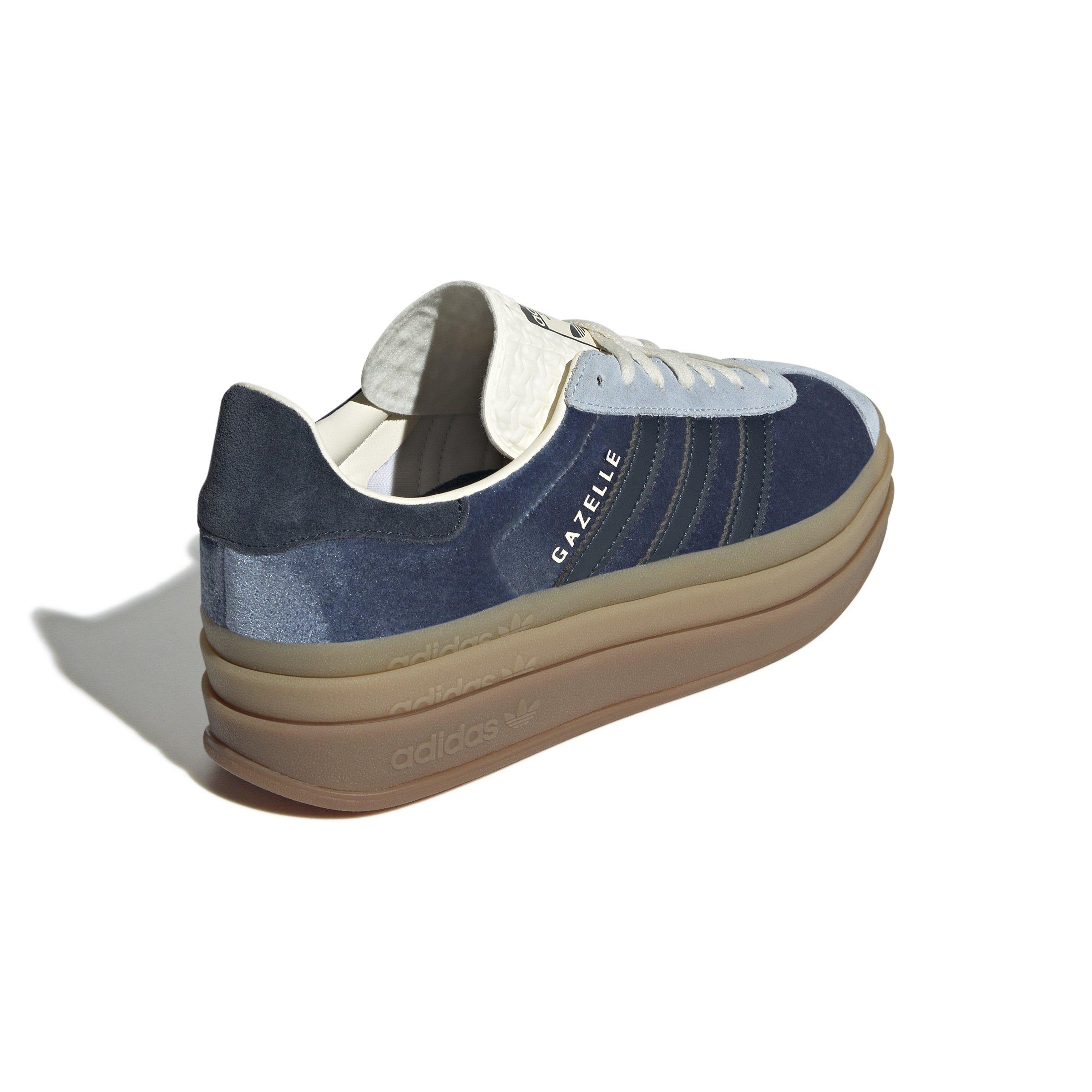 adidas Originals Gazelle Bold "Preloved Ink/Aurora Ink/Wonder Blue" Women's Shoe - INK/INK/BLUE Thumbnail View 4