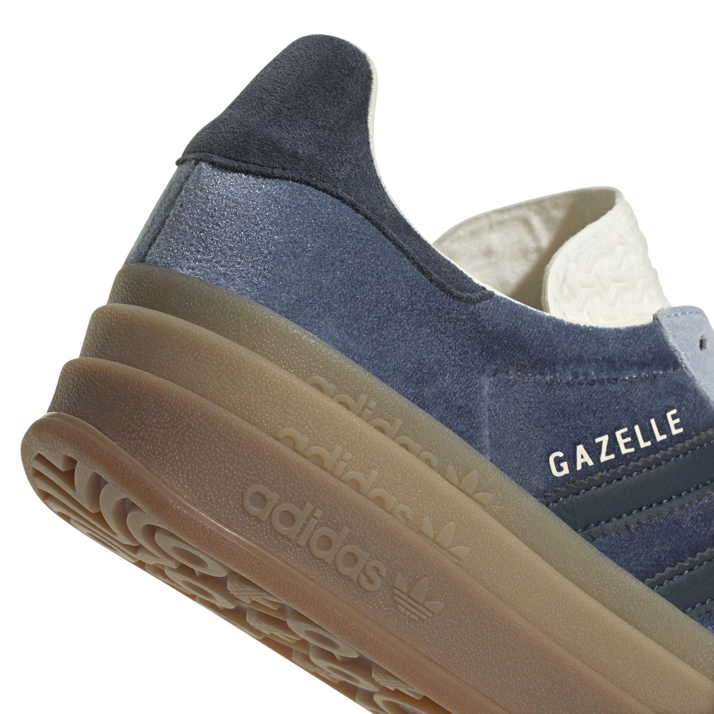 adidas Originals Gazelle Bold "Preloved Ink/Aurora Ink/Wonder Blue" Women's Shoe - INK/INK/BLUE Thumbnail View 8
