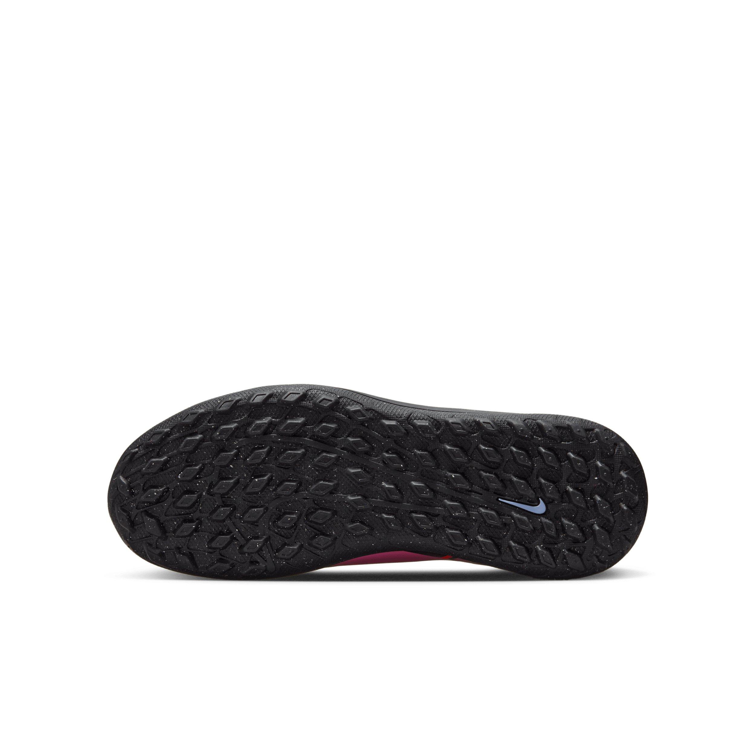 Nike Jr. Mercurial Vapor 16 Club Turf Grade School Kids' "Magic Flamingo/Crimson/Black" Soccer Shoe
