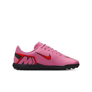 Nike Jr. Mercurial Vapor 16 Club Turf "Magic Flamingo/Crimson/Black" Grade School Kids' Soccer Shoe