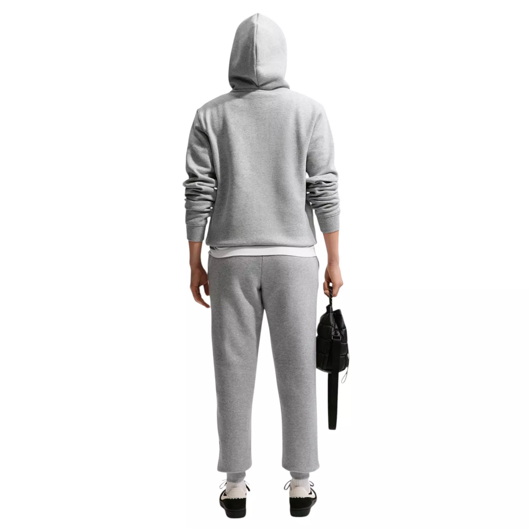 Nike Women's Studio Fleece Med-Weight Mid-Rise Joggers - Dk Grey - DK GREY