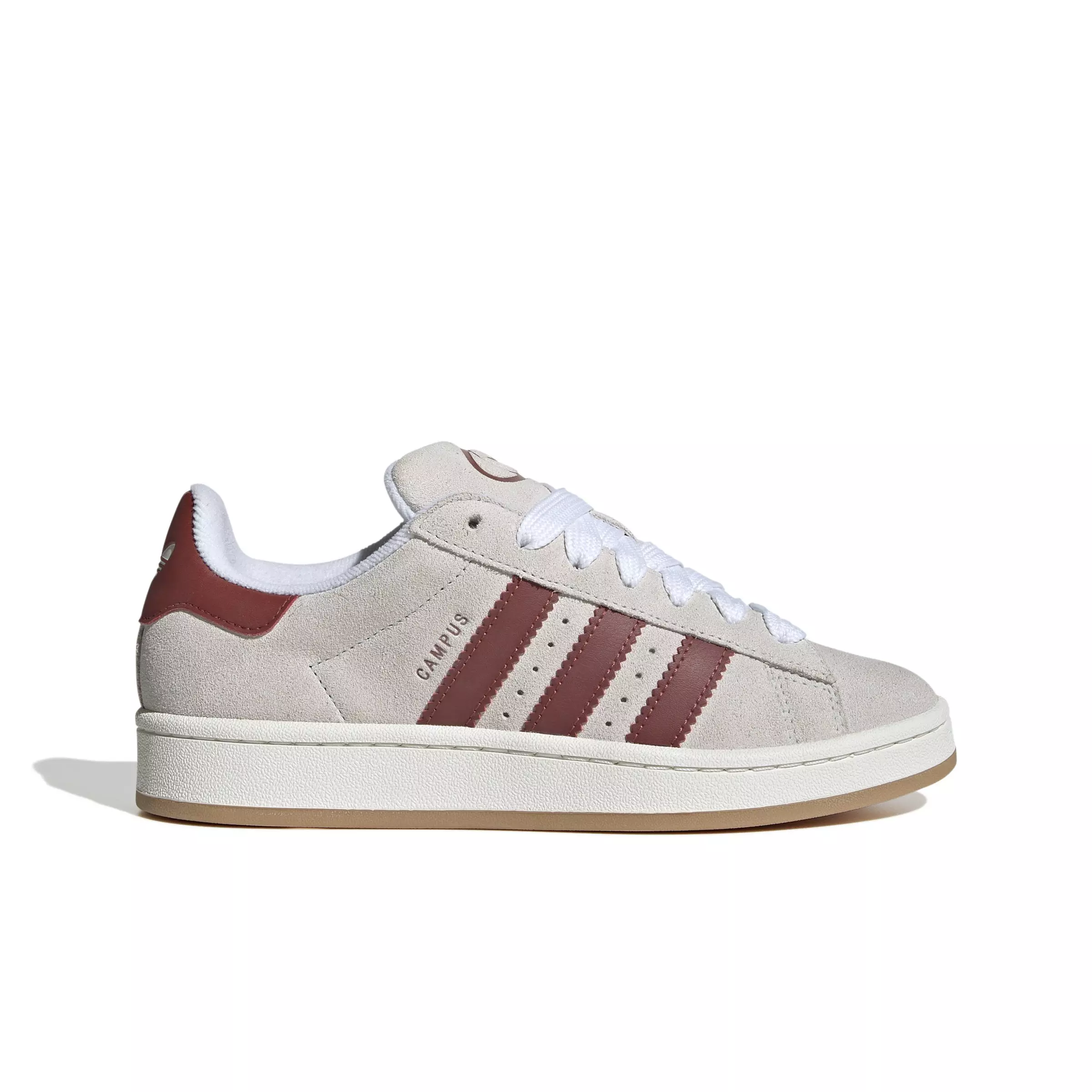 adidas Originals Campus 00s "Crystal White/Core White/Preloved Ruby" Women's Shoe - WHITE/WHITE/RUBY
