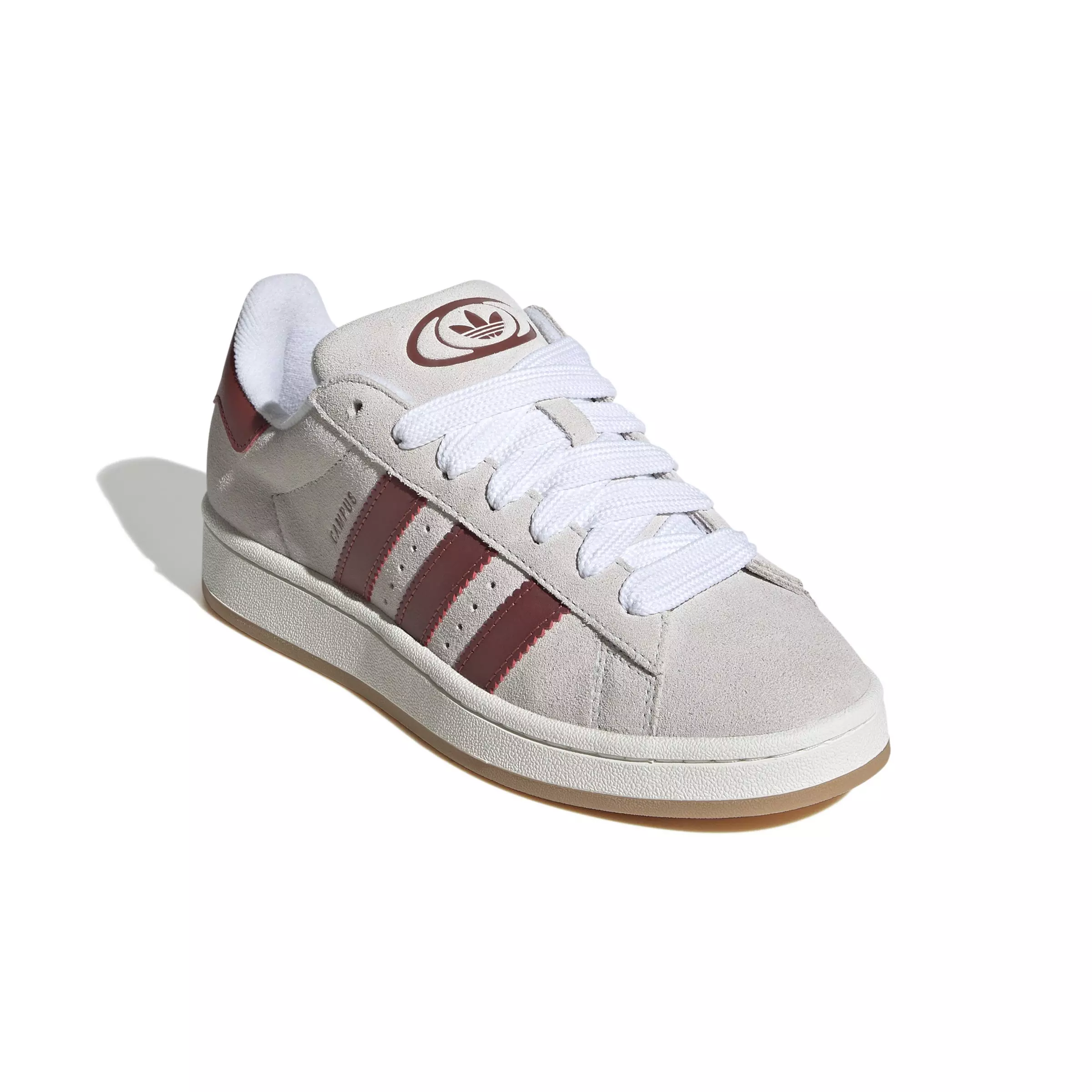adidas Originals Campus 00s "Crystal White/Core White/Preloved Ruby" Women's Shoe - WHITE/WHITE/RUBY