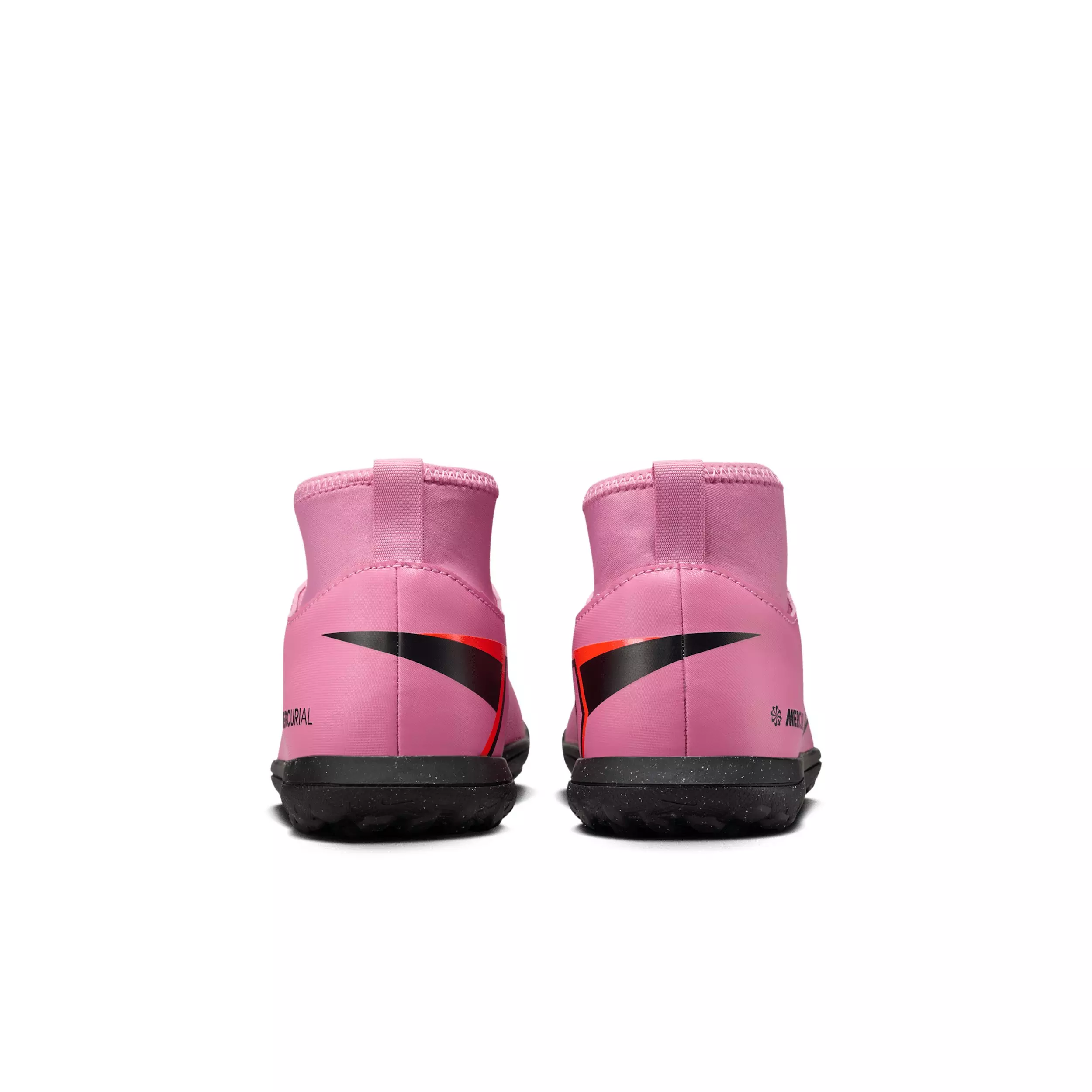 Nike Jr. Mercurial Superfly 10 Club Turf "Flamingo/Crimson/Black" Grade School Kids' Soccer Shoe - FLAMINGO/CRIMSON/BLACK