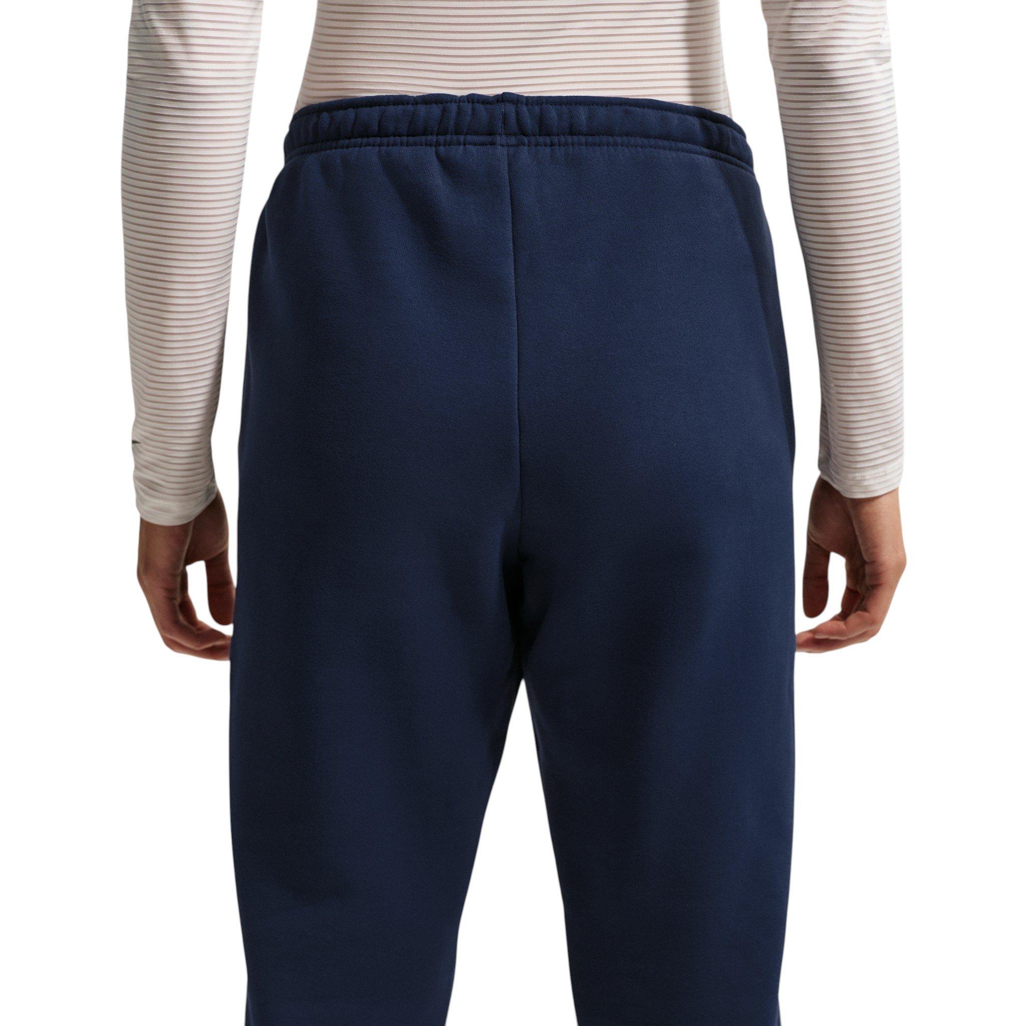 Nike Women's Studio Fleece Med-Weight Mid-Rise Joggers - Navy - NAVY