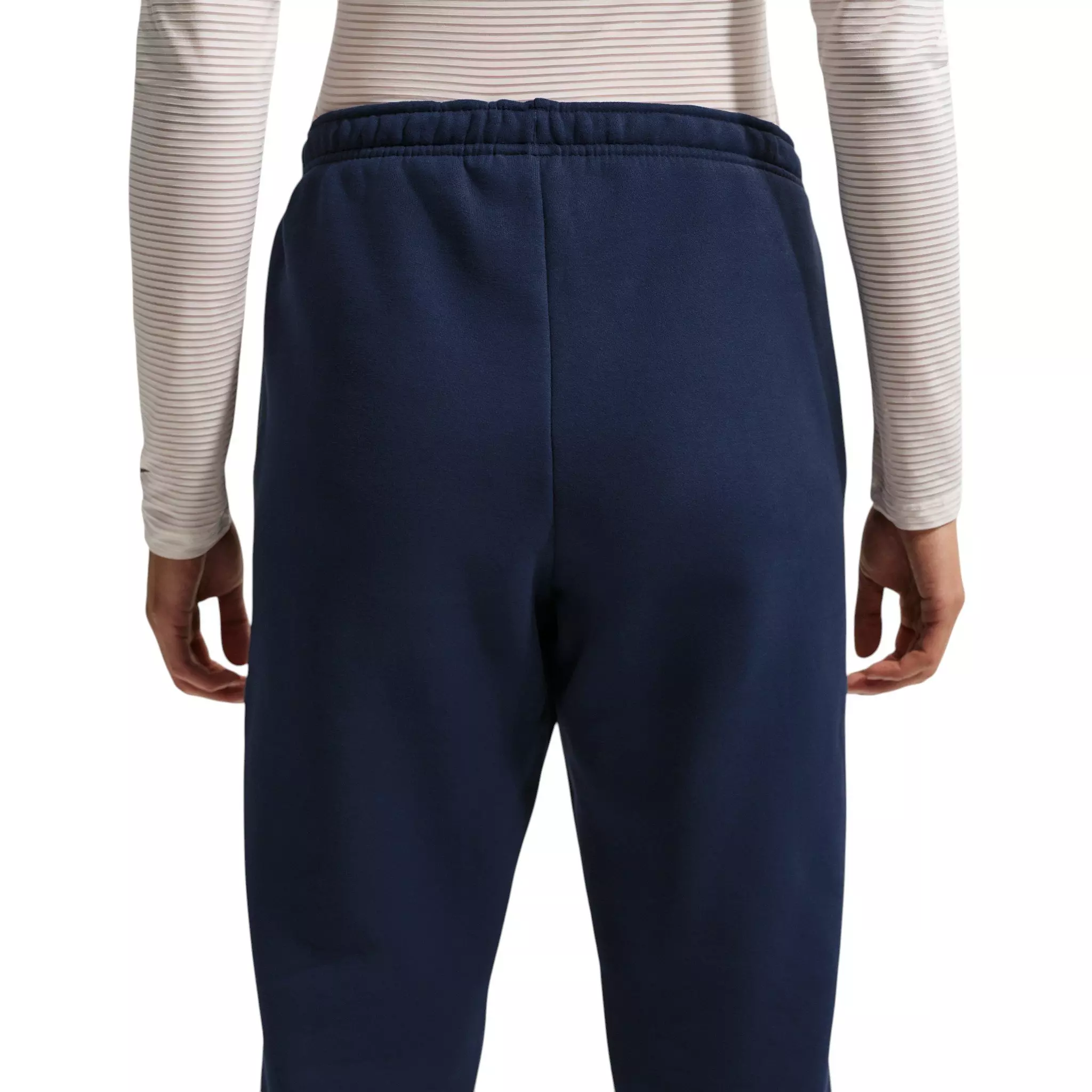 Nike Women's Studio Fleece Med-Weight Mid-Rise Joggers - Navy - NAVY