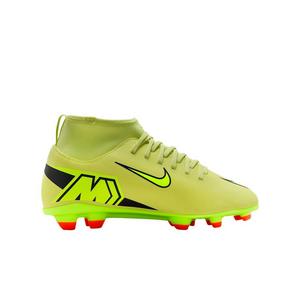 Nike Jr. Mercurial Superfly 10 Club MG "Limelight/Crimson/Volt" Grade School Kids' Soccer Cleat
