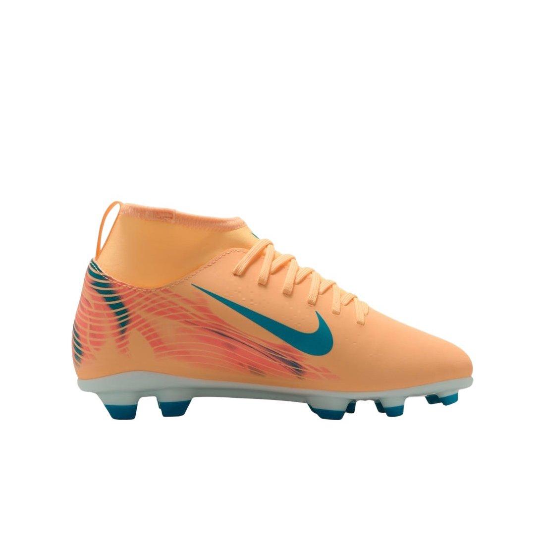 Nike Jr. Mercurial Superfly 10 Club MG Grade School Kids' "Melon Tint/Igloo/Turquoise" Soccer Cleat