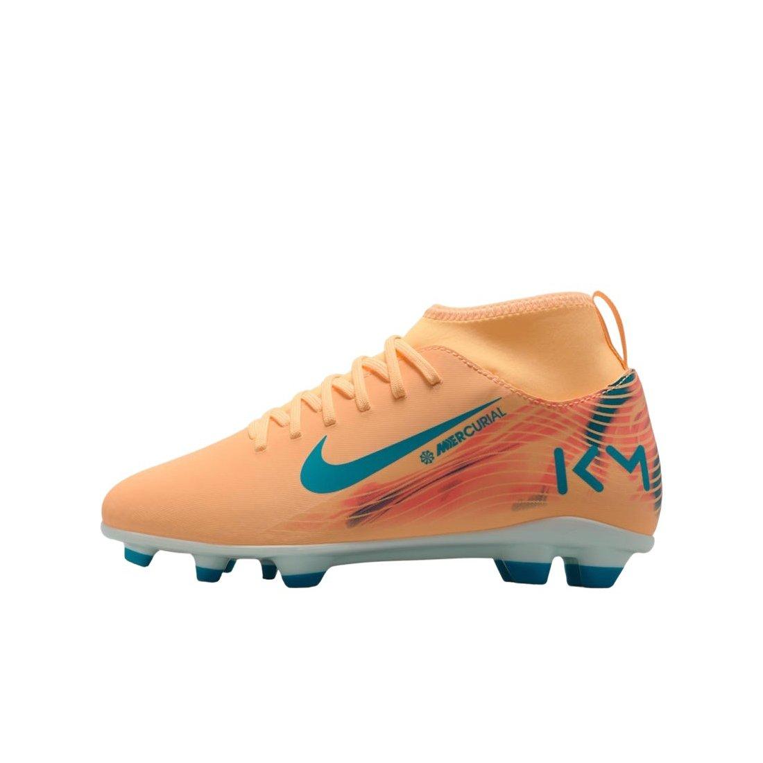 Nike Jr. Mercurial Superfly 10 Club MG Grade School Kids' "Melon Tint/Igloo/Turquoise" Soccer Cleat