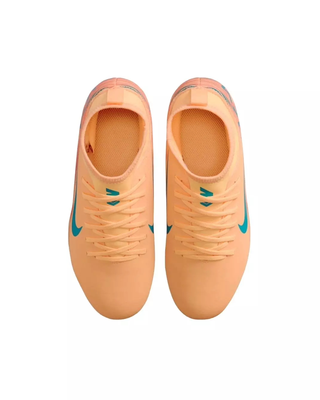 Nike Jr. Mercurial Superfly 10 Club MG "Melon Tint/Igloo/Turquoise" Grade School Kids' Soccer Cleat - MELON/INGLOO/TURQUOISE