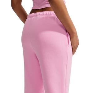 Nike Women's Studio Fleece Med-Weight Mid-Rise Joggers - Pink - PINK