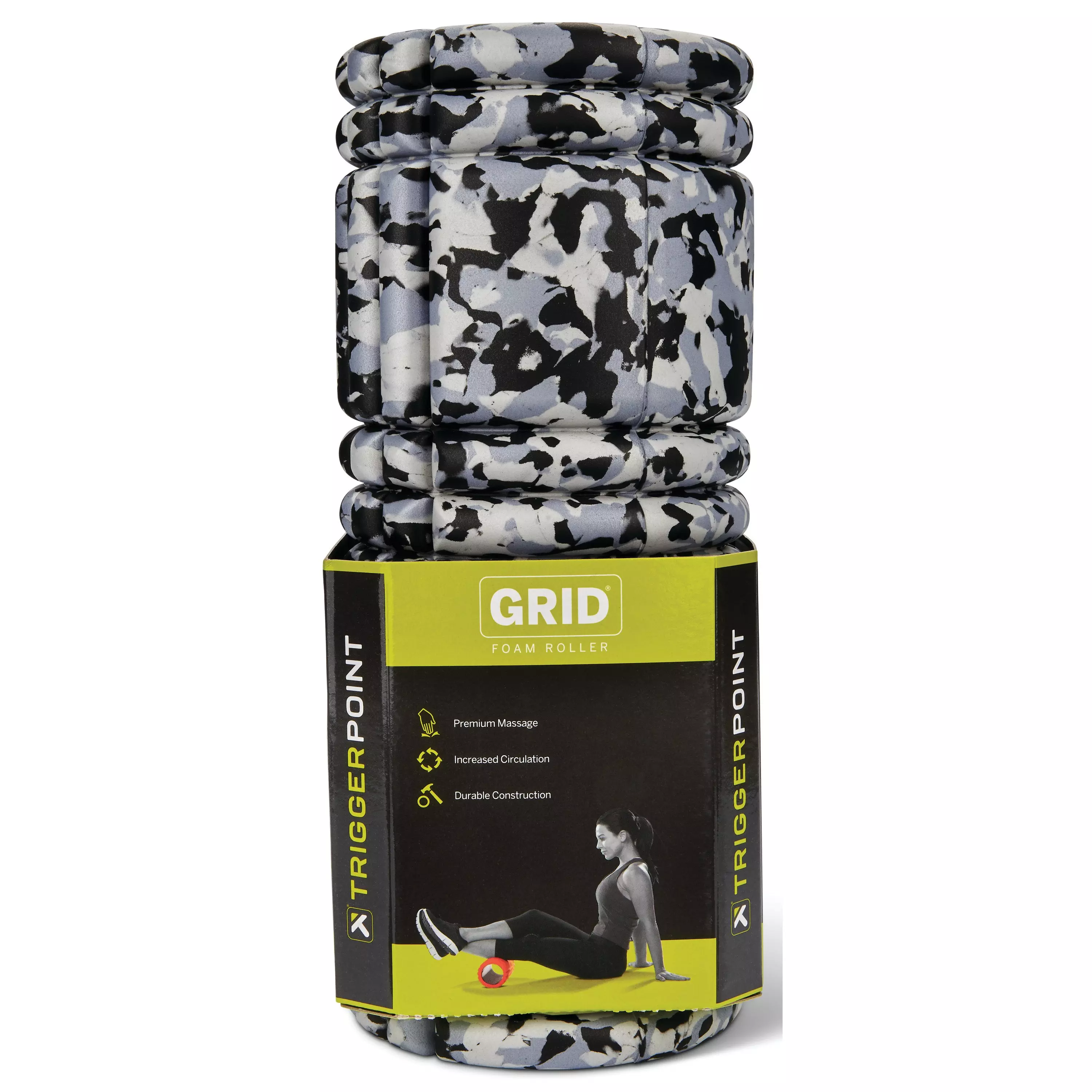 TriggerPoint GRID 1.0 Foam Roller - CAMO GREY