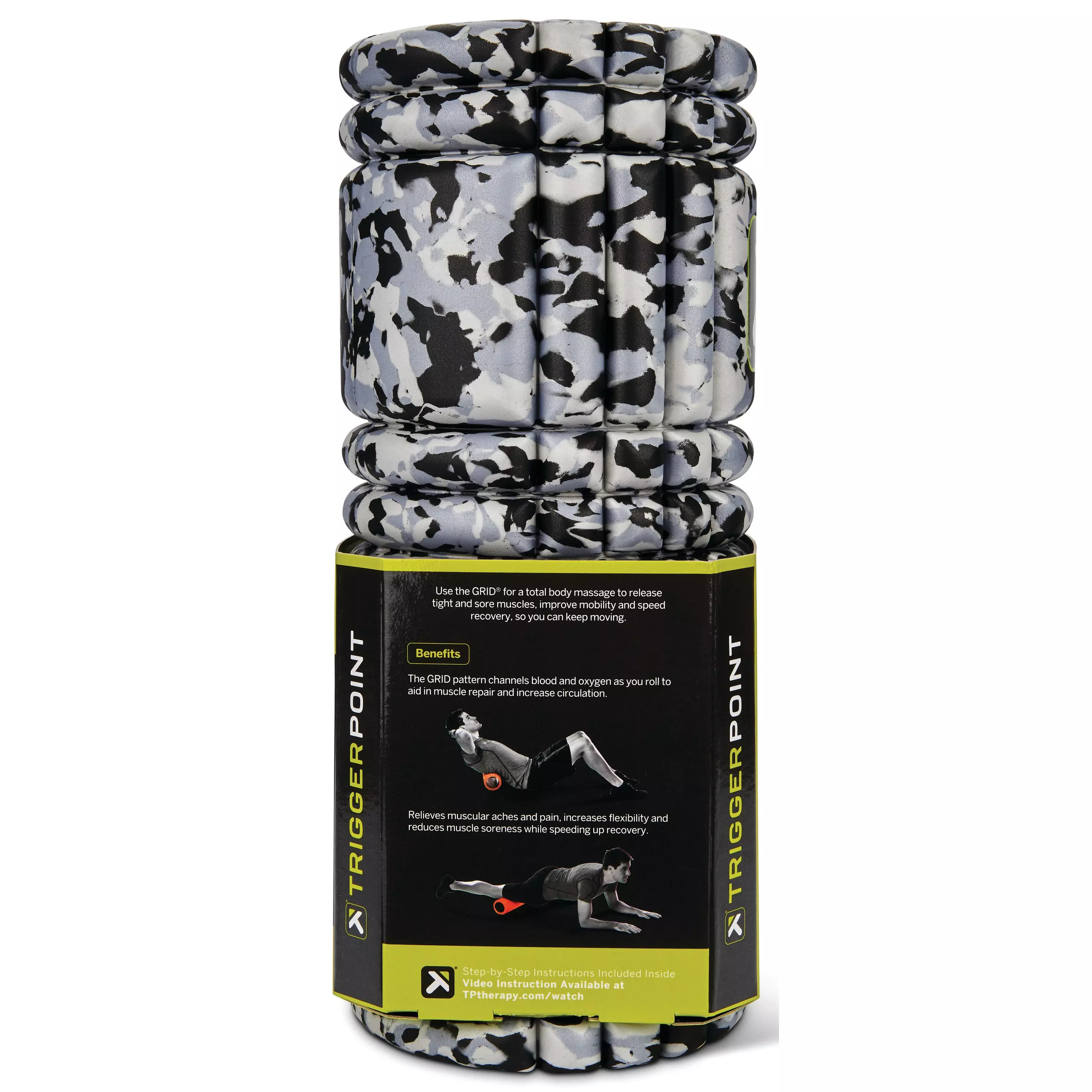TriggerPoint GRID 1.0 Foam Roller - CAMO GREY