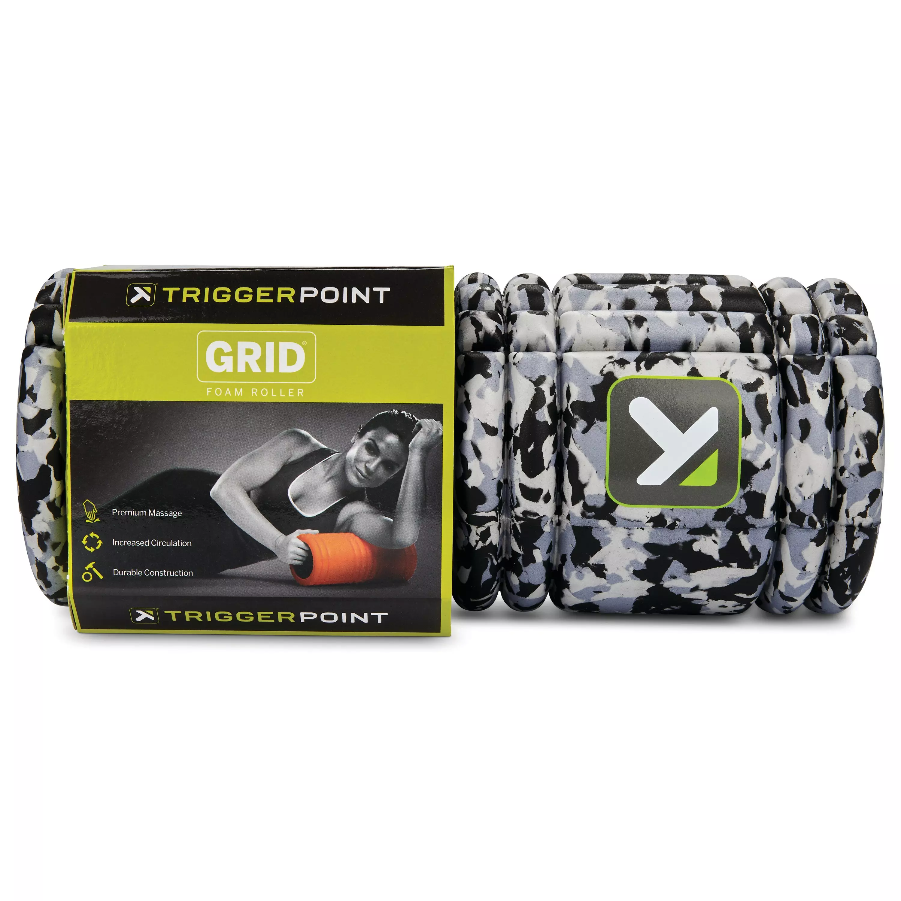 TriggerPoint GRID 1.0 Foam Roller - CAMO GREY