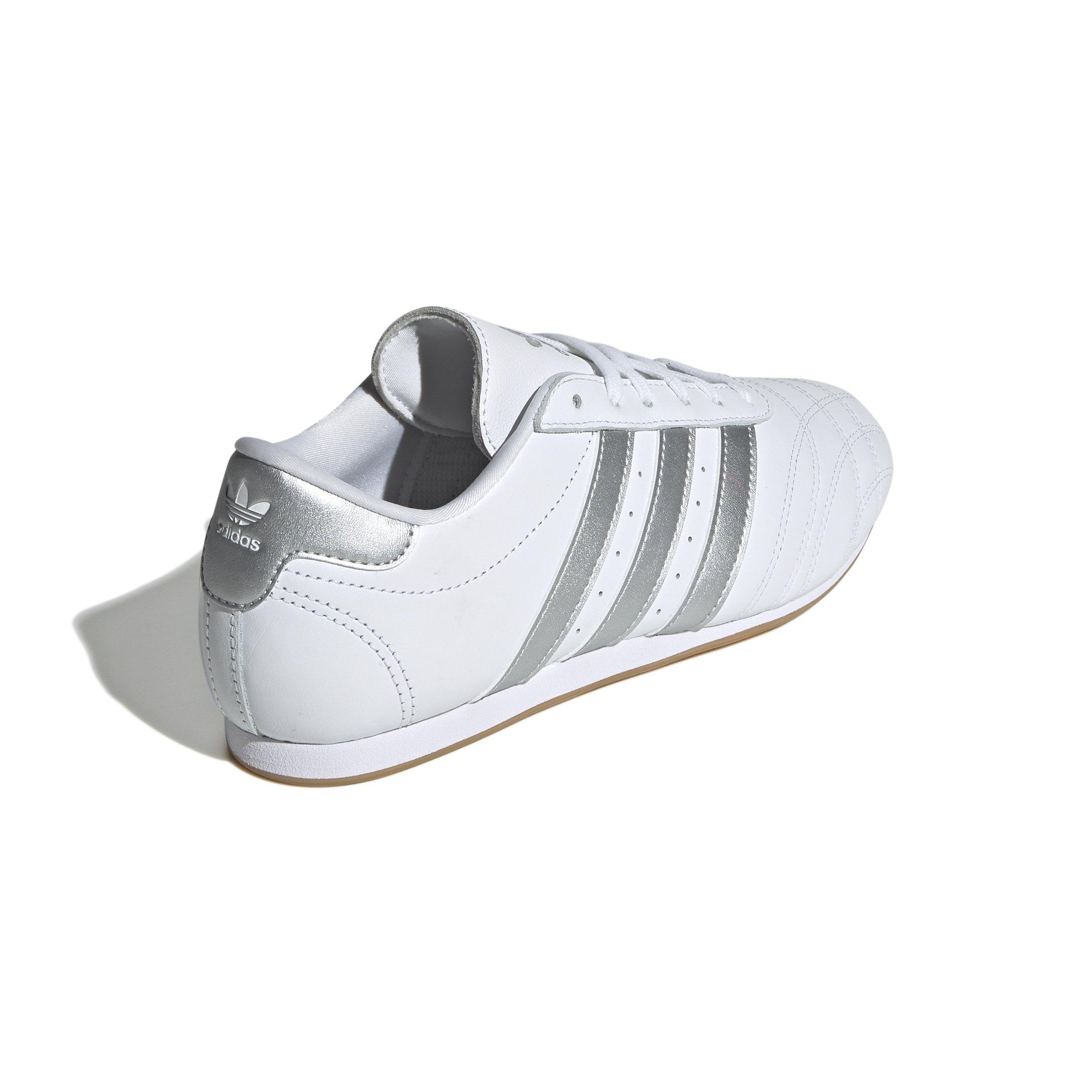 adidas Originals Taekwondo Lace "Ftwr White/Silver Metallic/Gum 3" Women's Shoe - WHITE/SILVER/GUM Thumbnail View 4