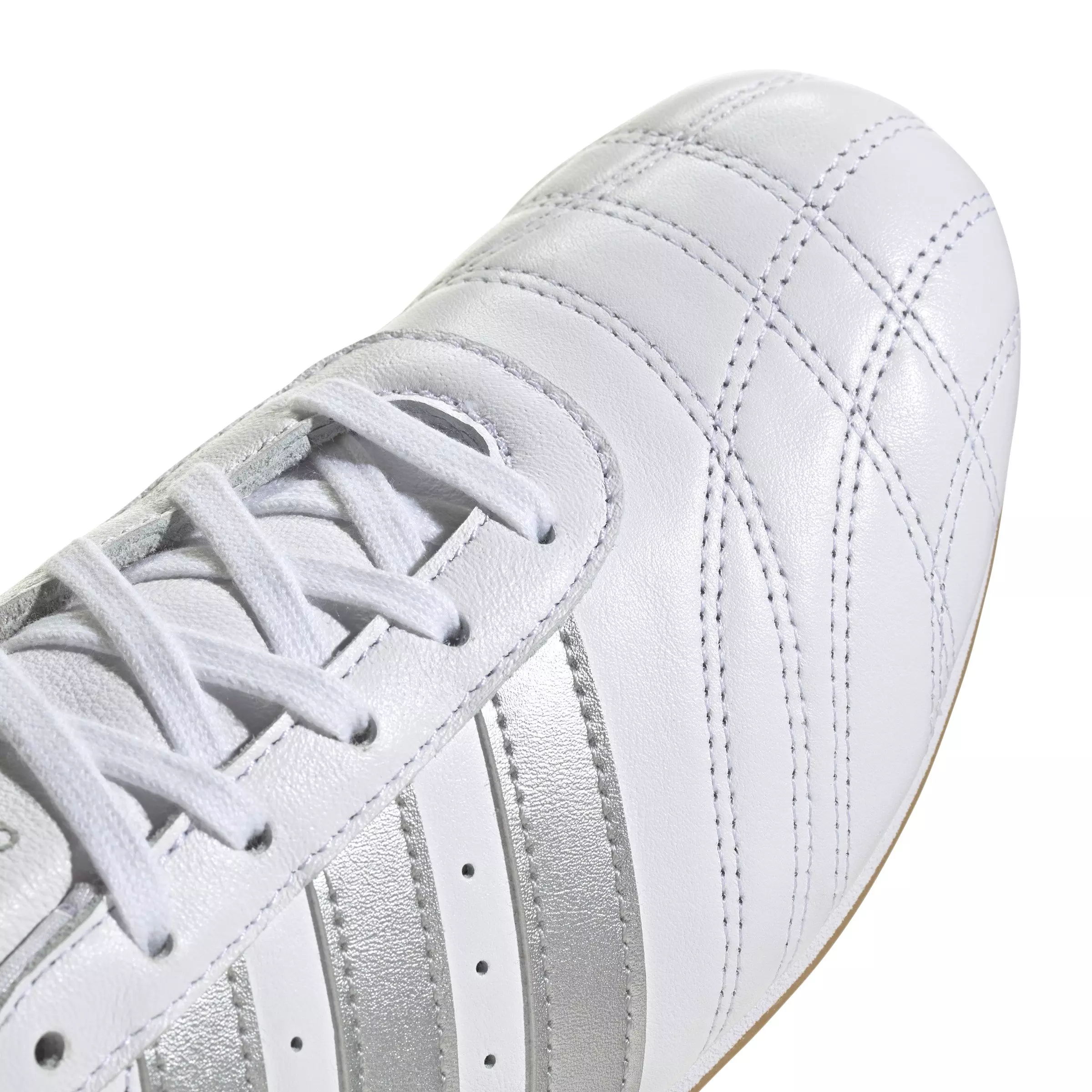 adidas Originals Taekwondo Lace "Ftwr White/Silver Metallic/Gum 3" Women's Shoe - WHITE/SILVER/GUM