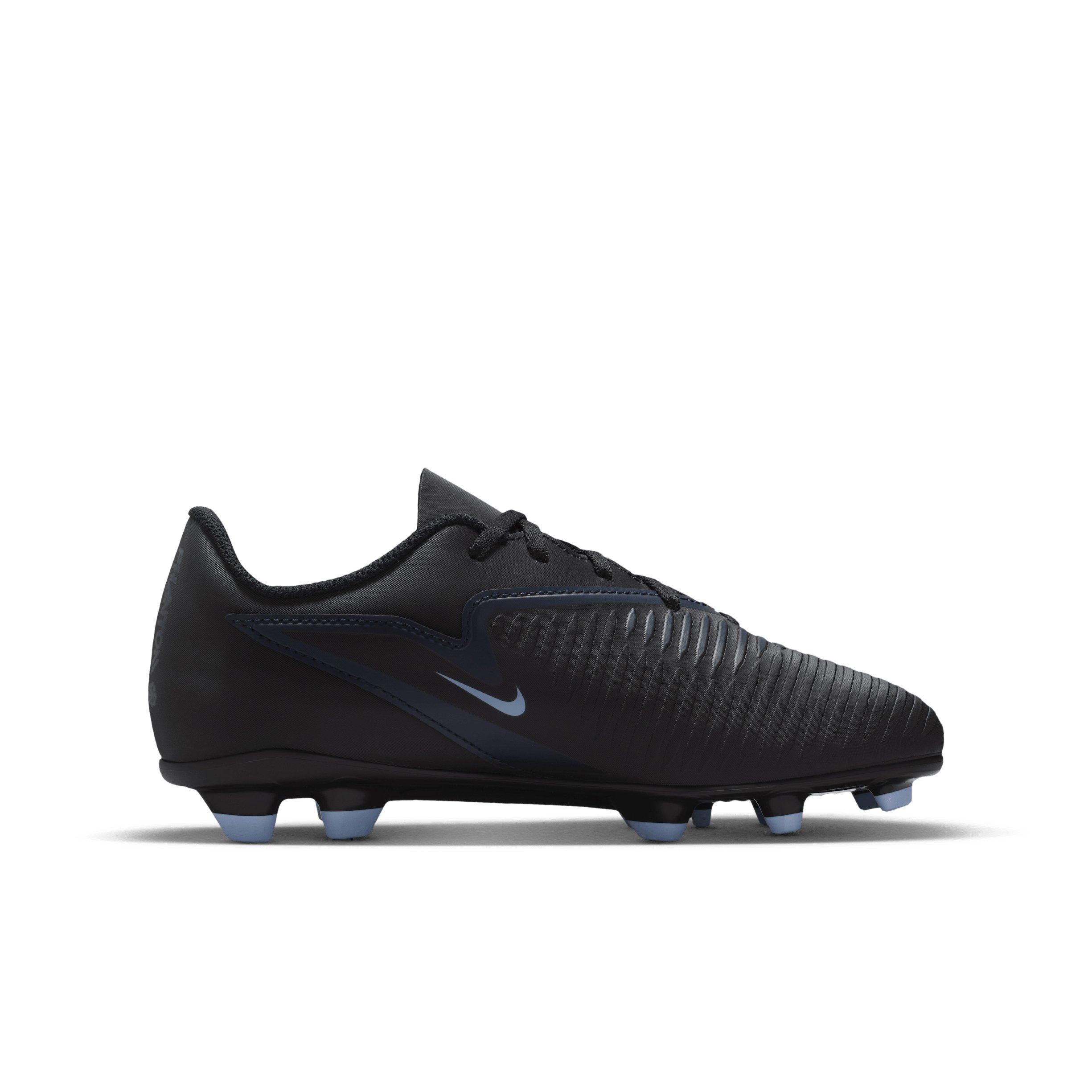 Nike Jr. Phantom 6 Low Club MG "Black/Black" Grade School Kids' Soccer Cleat - BLACK/BLACK Thumbnail View 1