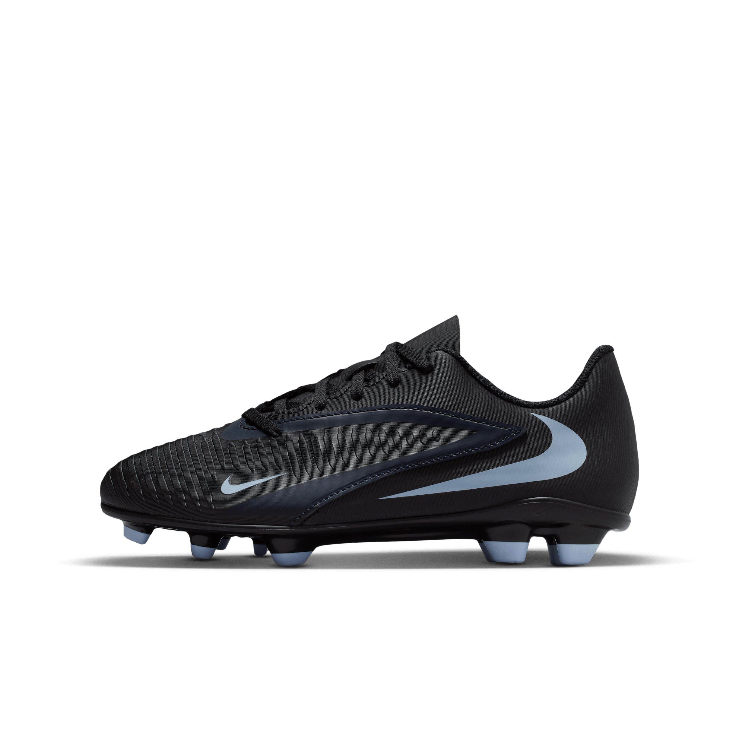 Nike Jr. Phantom 6 Low Club MG "Black/Black" Grade School Kids' Soccer Cleat - BLACK/BLACK Thumbnail View 2