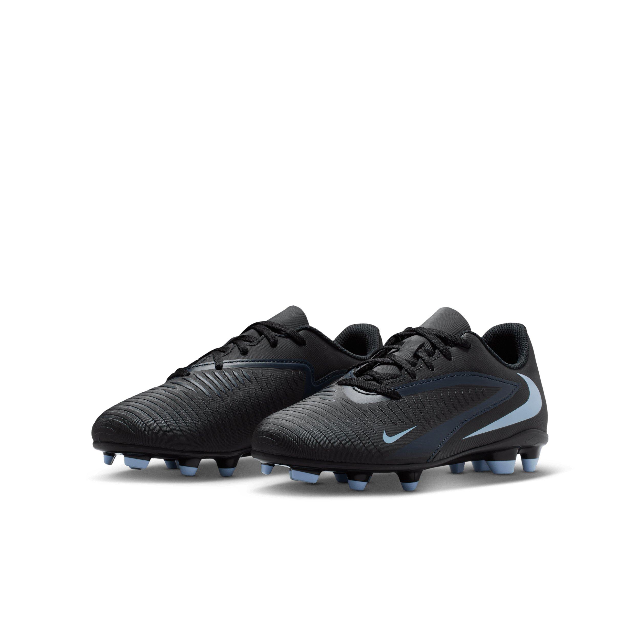 Nike Jr. Phantom 6 Low Club MG "Black/Black" Grade School Kids' Soccer Cleat - BLACK/BLACK Thumbnail View 3