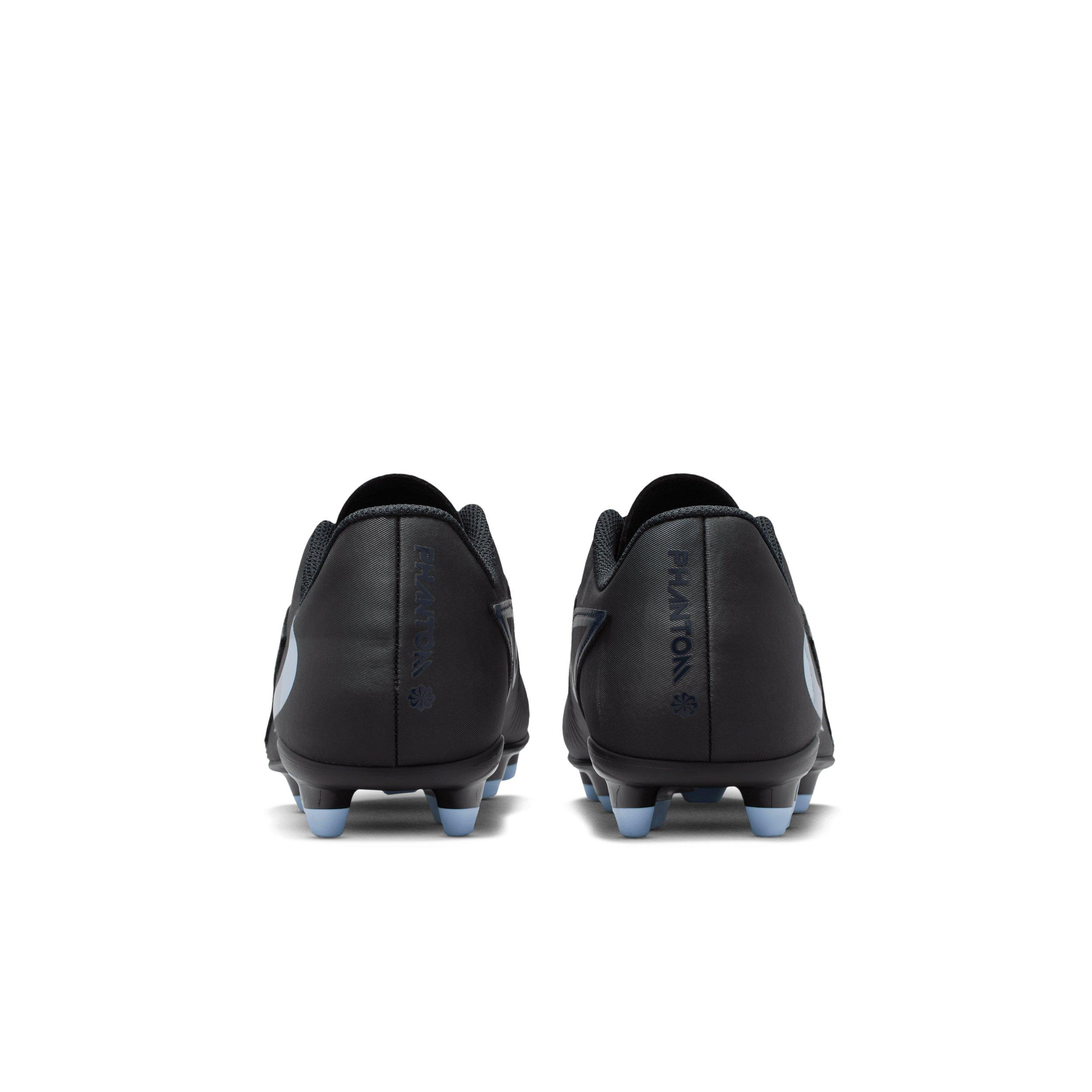 Nike Jr. Phantom 6 Low Club MG "Black/Black" Grade School Kids' Soccer Cleat - BLACK/BLACK Thumbnail View 5