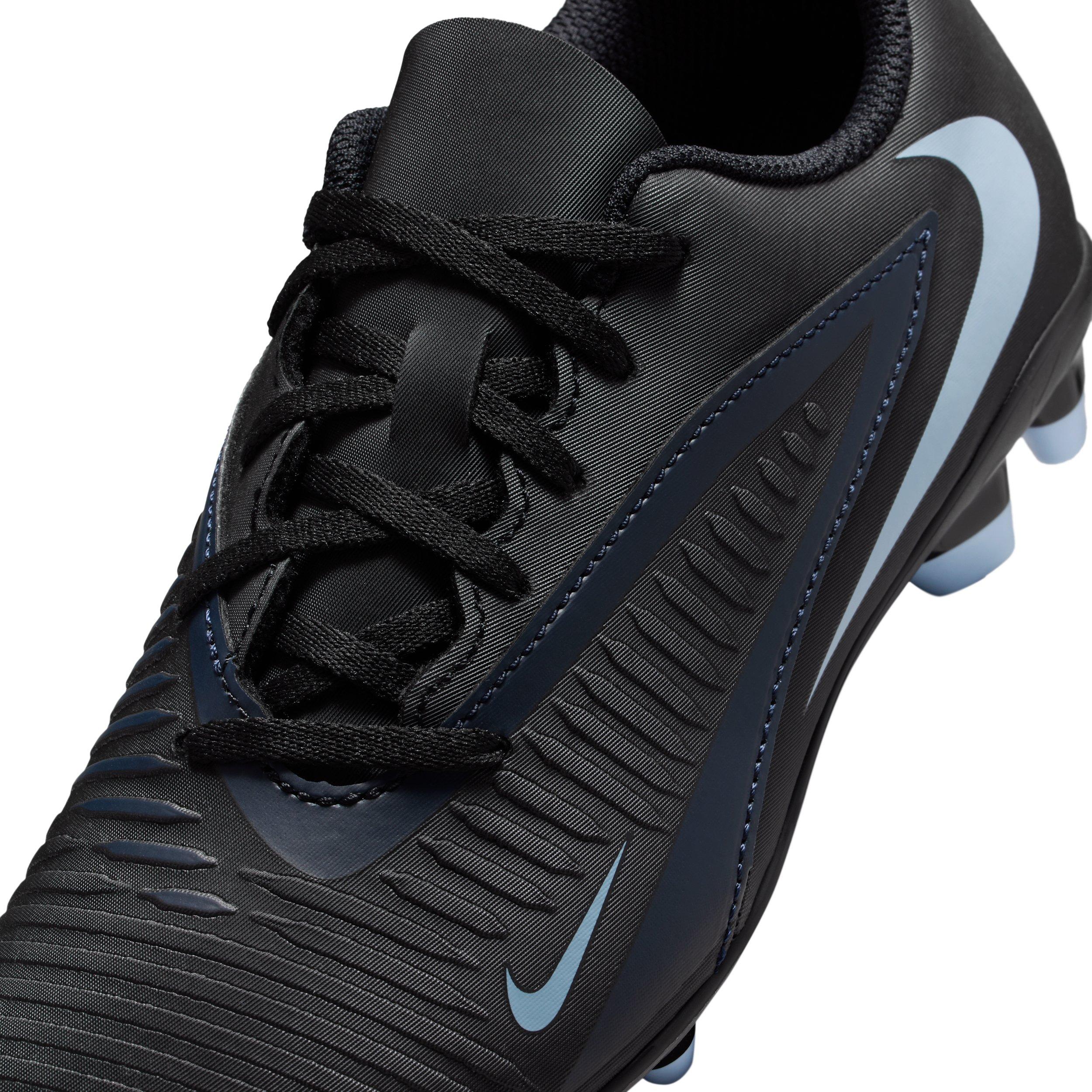 Nike Jr. Phantom 6 Low Club MG "Black/Black" Grade School Kids' Soccer Cleat - BLACK/BLACK Thumbnail View 7