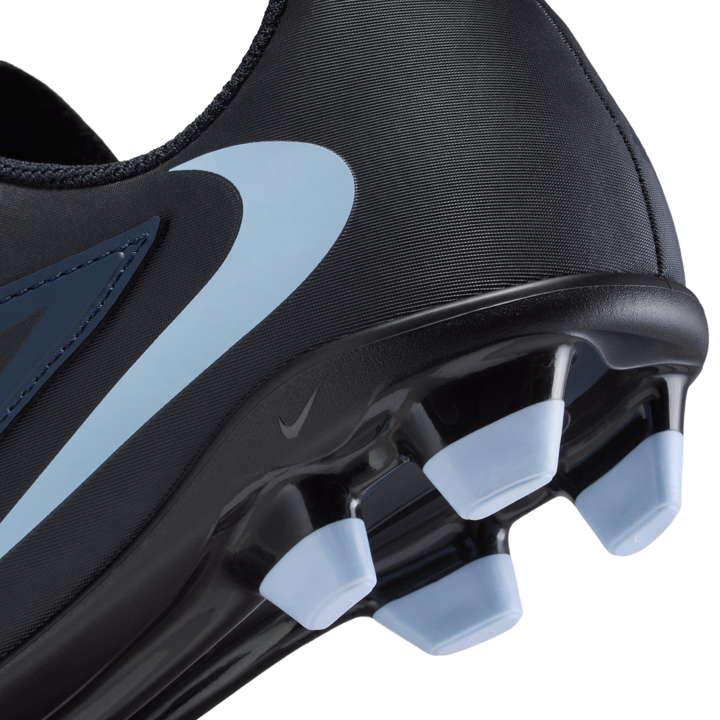 Nike Jr. Phantom 6 Low Club MG "Black/Black" Grade School Kids' Soccer Cleat - BLACK/BLACK Thumbnail View 8