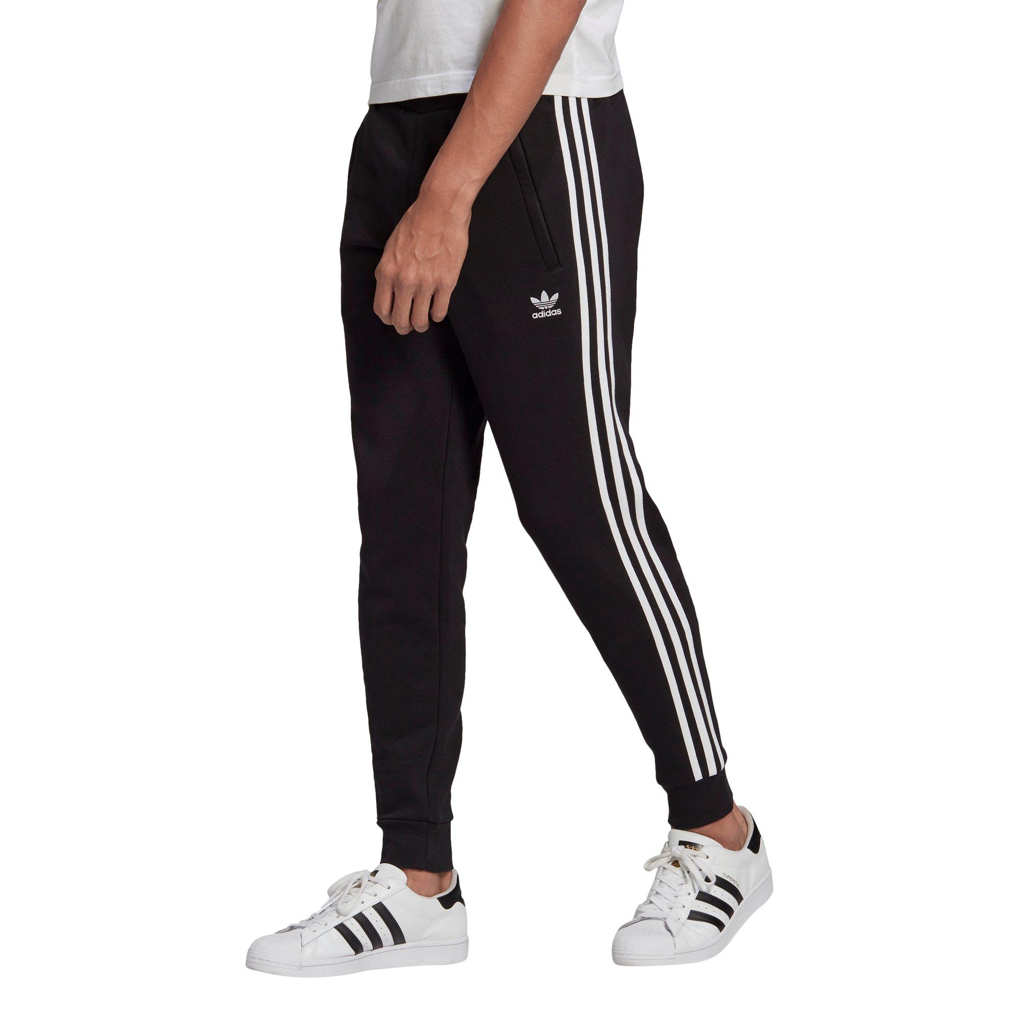 adidas Originals Men\'s Adicolor City - Classics Hibbett 3-Stripes | Black Pants Gear