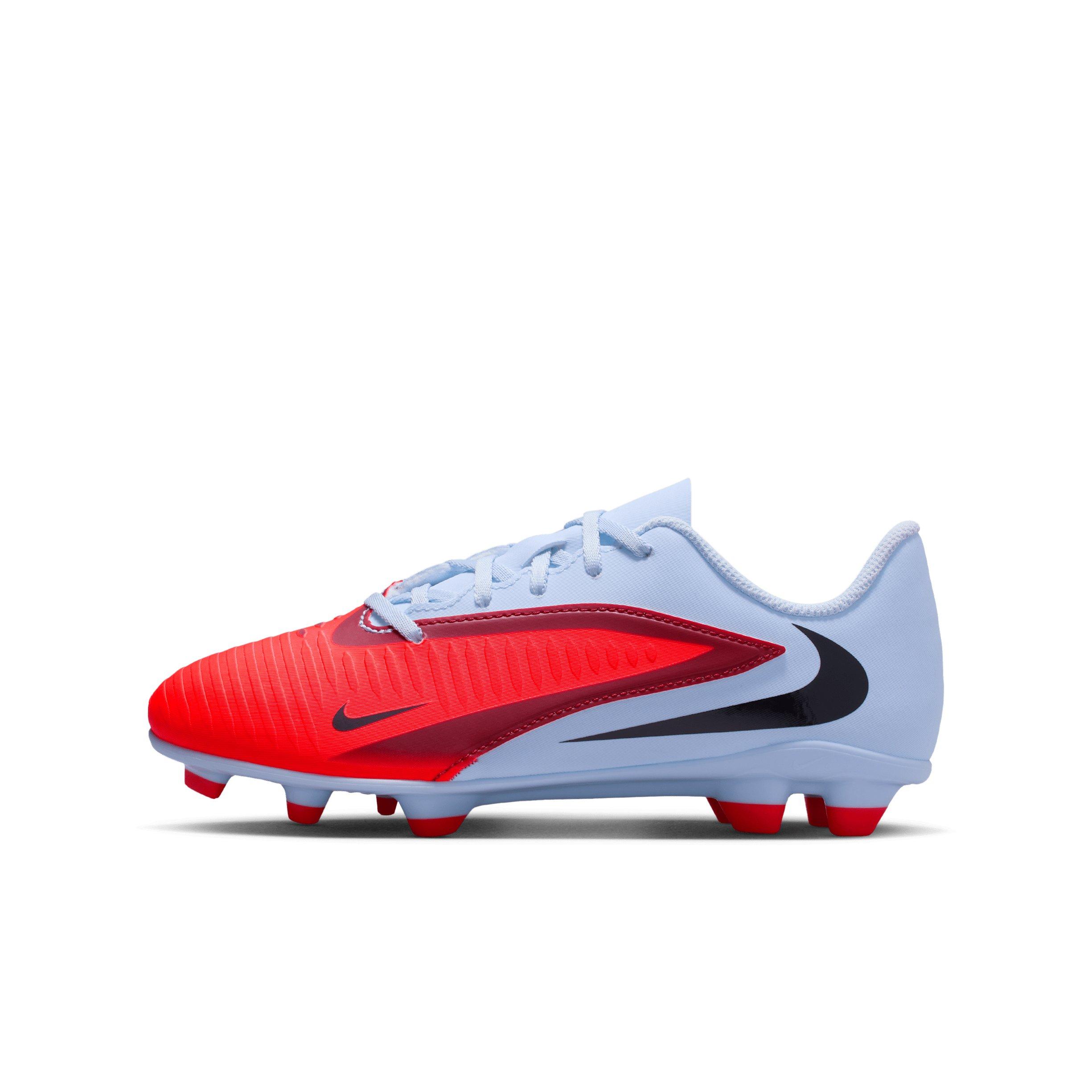 Nike Jr. Phantom 6 Low Club MG "Royal Tint/Black/Bright Crimson" Grade School Kids' Soccer Cleat - ROYAL/BLACK/CRIMSON Thumbnail View 2
