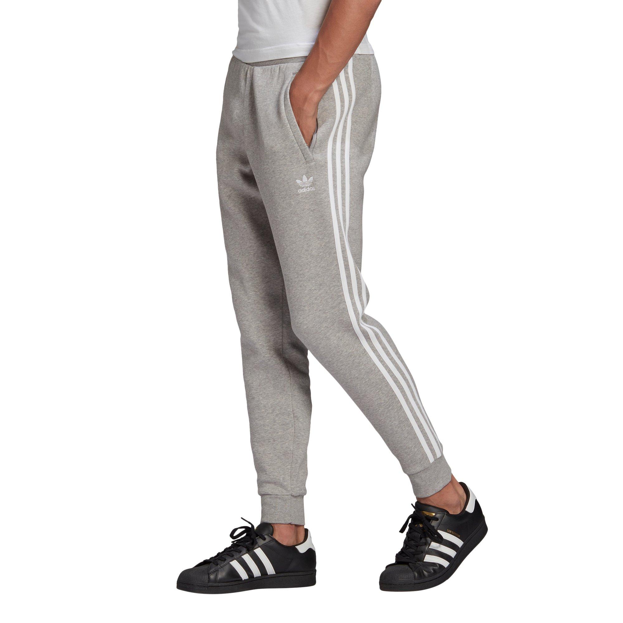 originals 3 stripes pants grey