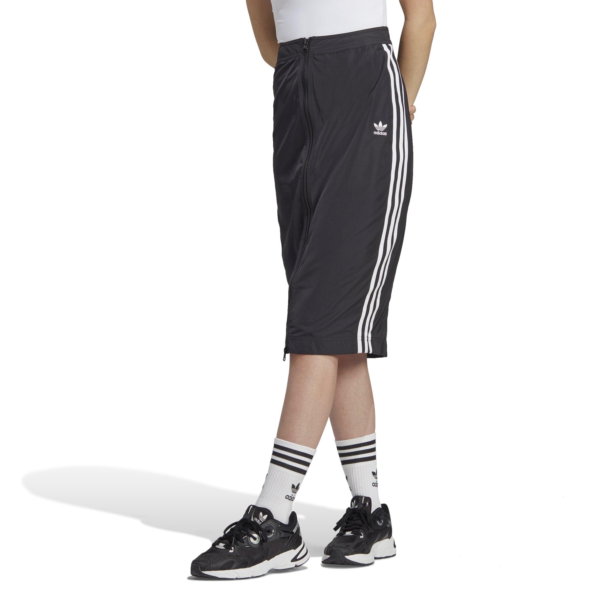 adidas Originals Women's Adicolor Classics Long Track Skirt-Black - BLACK Thumbnail View 1
