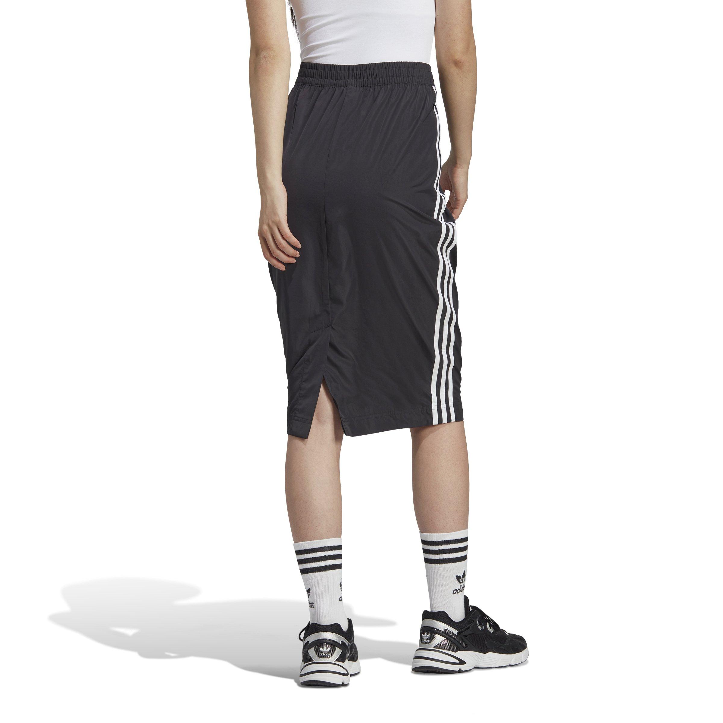 adidas Originals Women's Adicolor Classics Long Track Skirt-Black - BLACK Thumbnail View 2