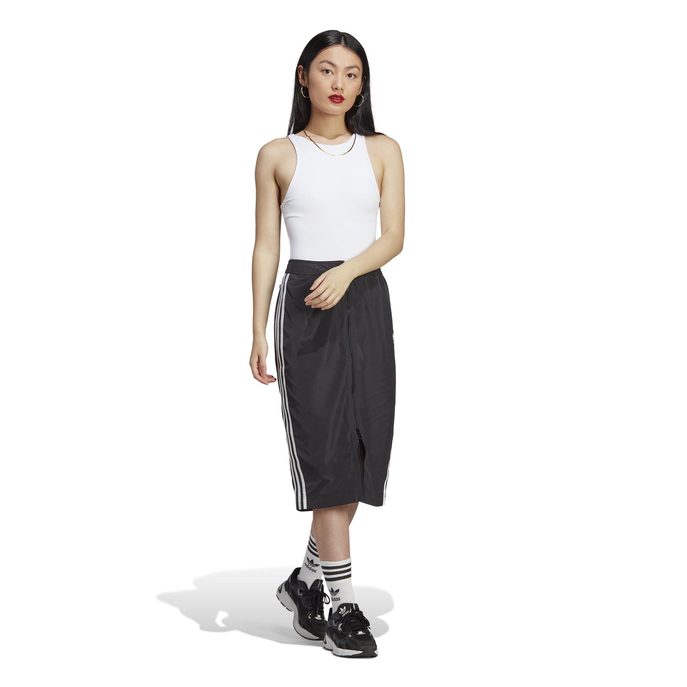 adidas Originals Women\'s Adicolor Classics Long Track Skirt-Black - Hibbett  | City Gear