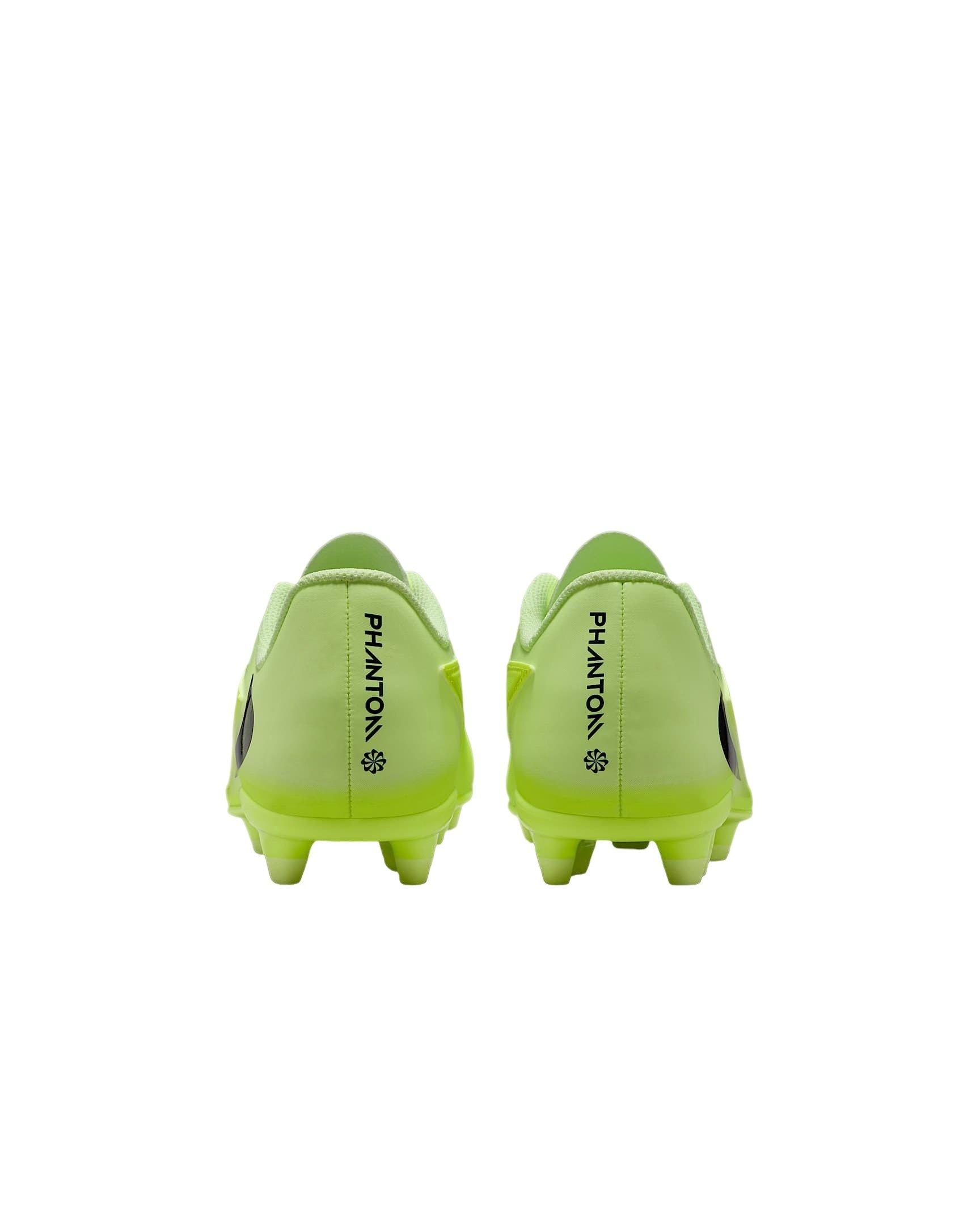 Nike Jr. Phantom 6 Low Club MG Grade School Kids' "Hyper Crimson/Limelight/Black" Soccer Cleat