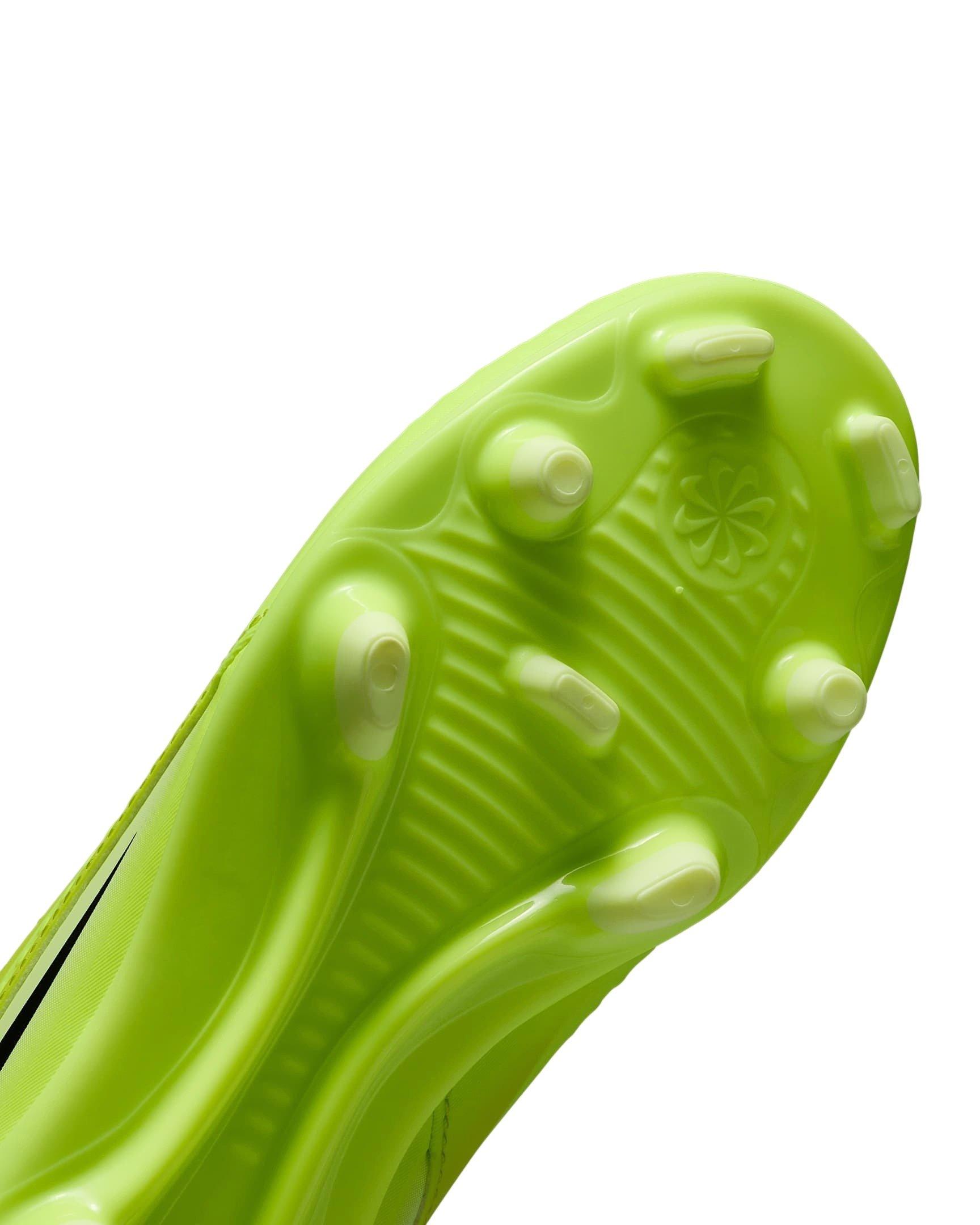 Nike Jr. Phantom 6 Low Club MG Grade School Kids' "Hyper Crimson/Limelight/Black" Soccer Cleat