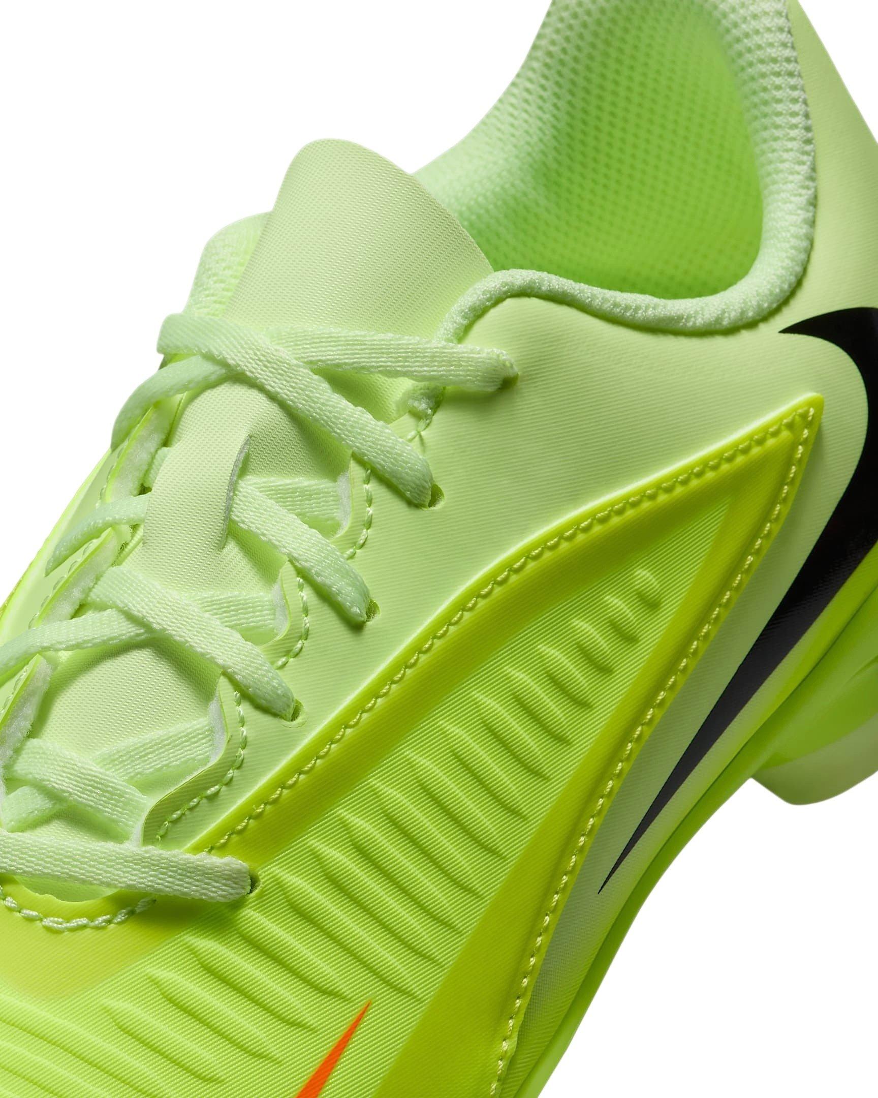 Nike Jr. Phantom 6 Low Club MG Grade School Kids' "Hyper Crimson/Limelight/Black" Soccer Cleat