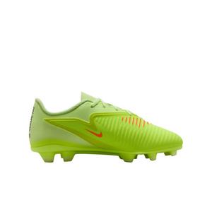 Nike Jr. Phantom 6 Low Club MG "Hyper Crimson/Limelight/Black" Grade School Kids' Soccer Cleat