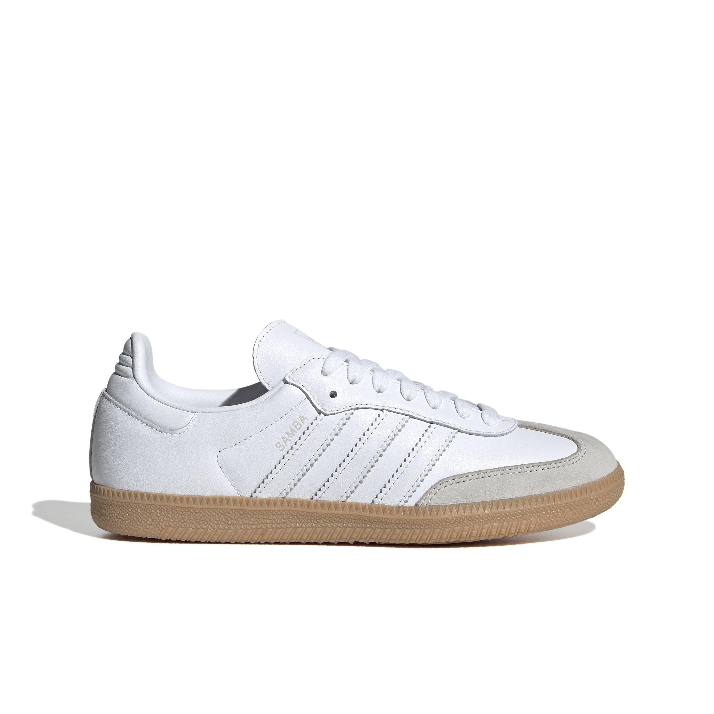 adidas Originals Samba OG "Ftwr White/Ftwr White/Grey One" Women's Shoe - WHITE/WHITE/GREY Thumbnail View 1