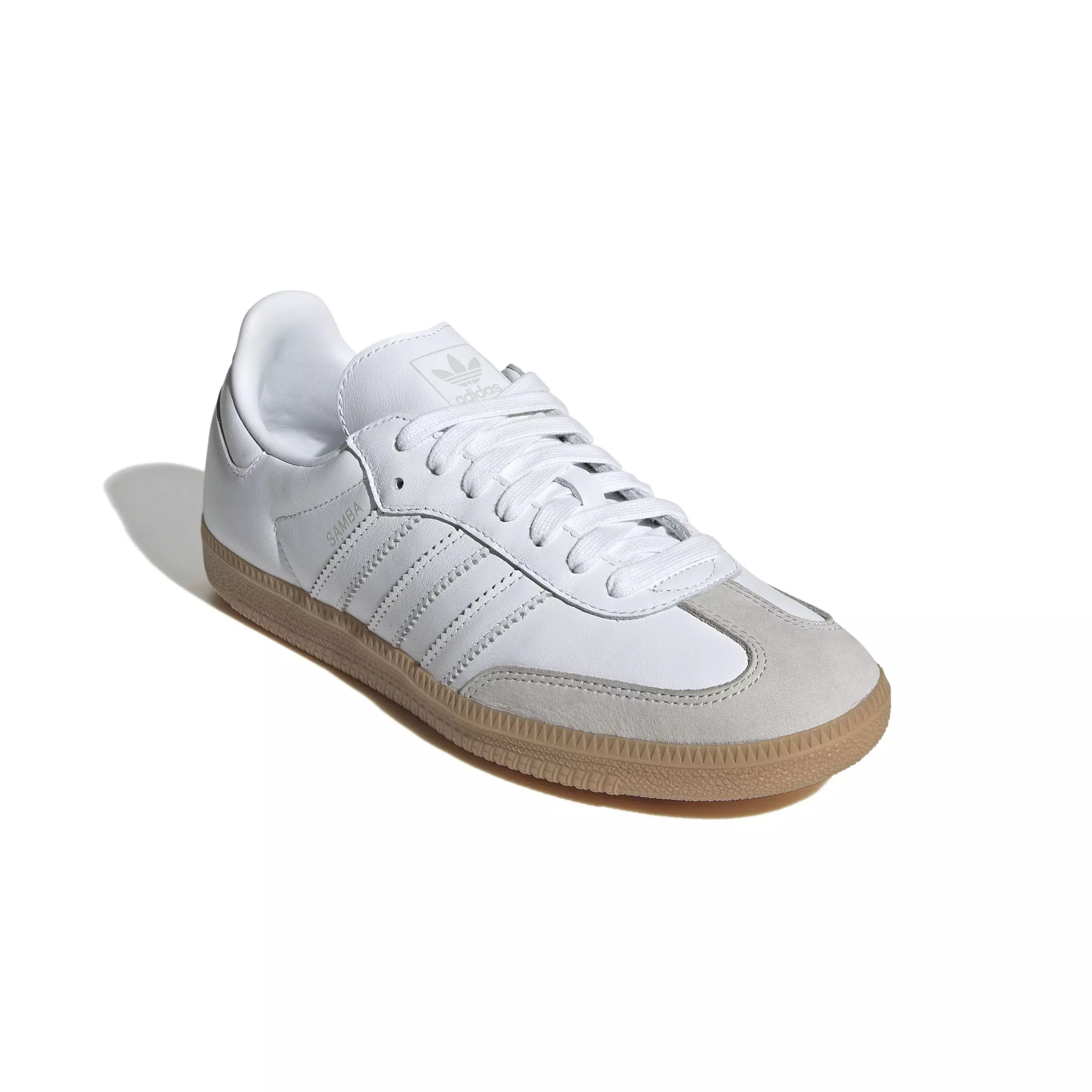 adidas Originals Samba OG "Ftwr White/Ftwr White/Grey One" Women's Shoe - WHITE/WHITE/GREY