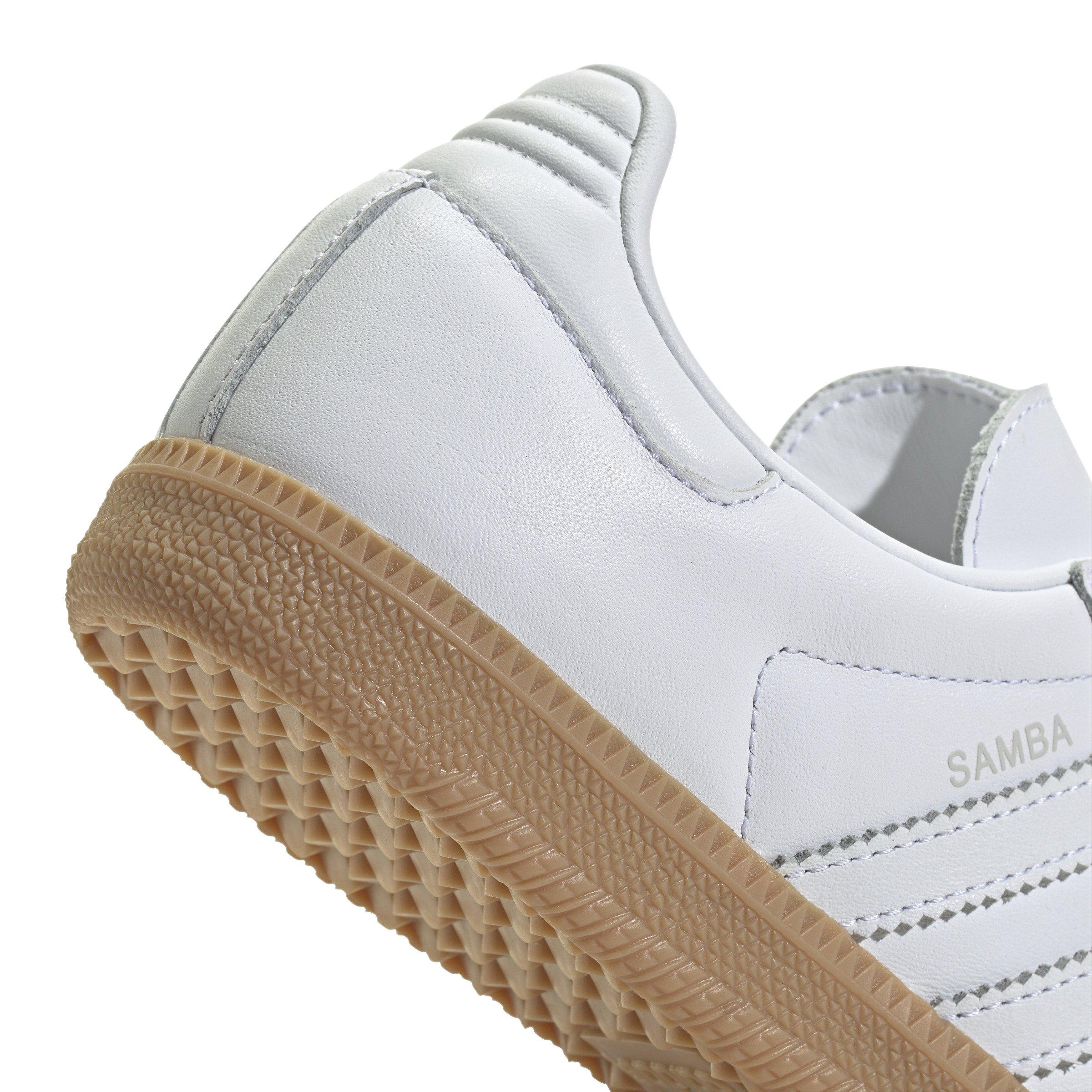 adidas Originals Samba OG "Ftwr White/Ftwr White/Grey One" Women's Shoe - WHITE/WHITE/GREY Thumbnail View 8