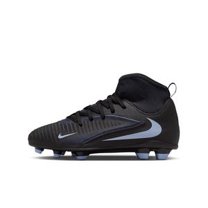 Nike Jr. Phantom 6 High Club MG "Black/Black" Grade School Kids' Soccer Cleat