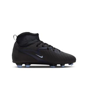 Nike Jr. Phantom 6 High Club MG "Black/Black" Grade School Kids' Soccer Cleat