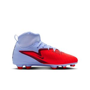 Nike Jr. Phantom 6 High Club MG "Royal Tint/Bright Crimson" Grade School Kids' Soccer Cleat
