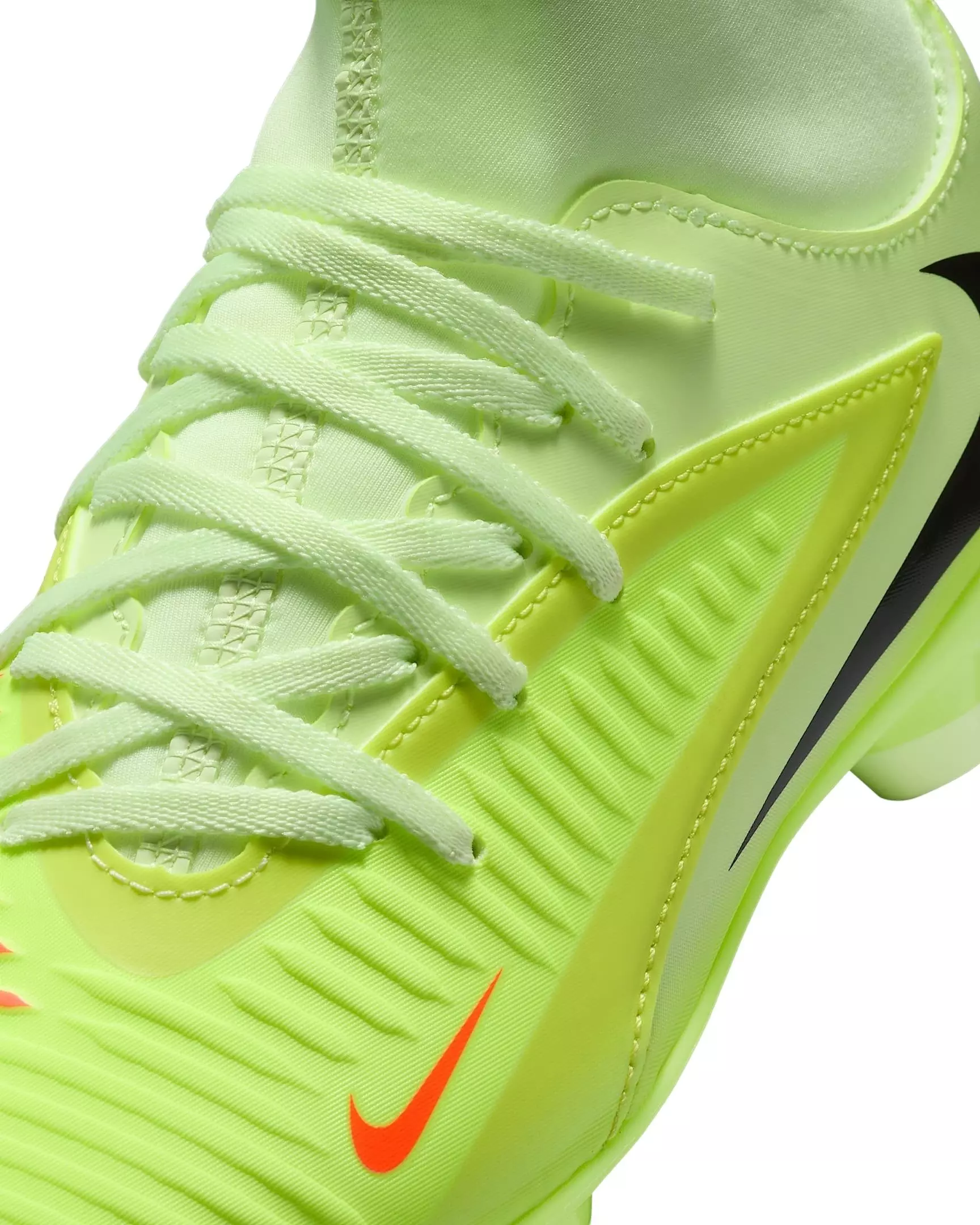 Nike Jr. Phantom 6 High Club MG "Hyper Crimson/Life Lime/Black" Grade School Kids' Soccer Cleat - CRIMSON/LIME/BLACK